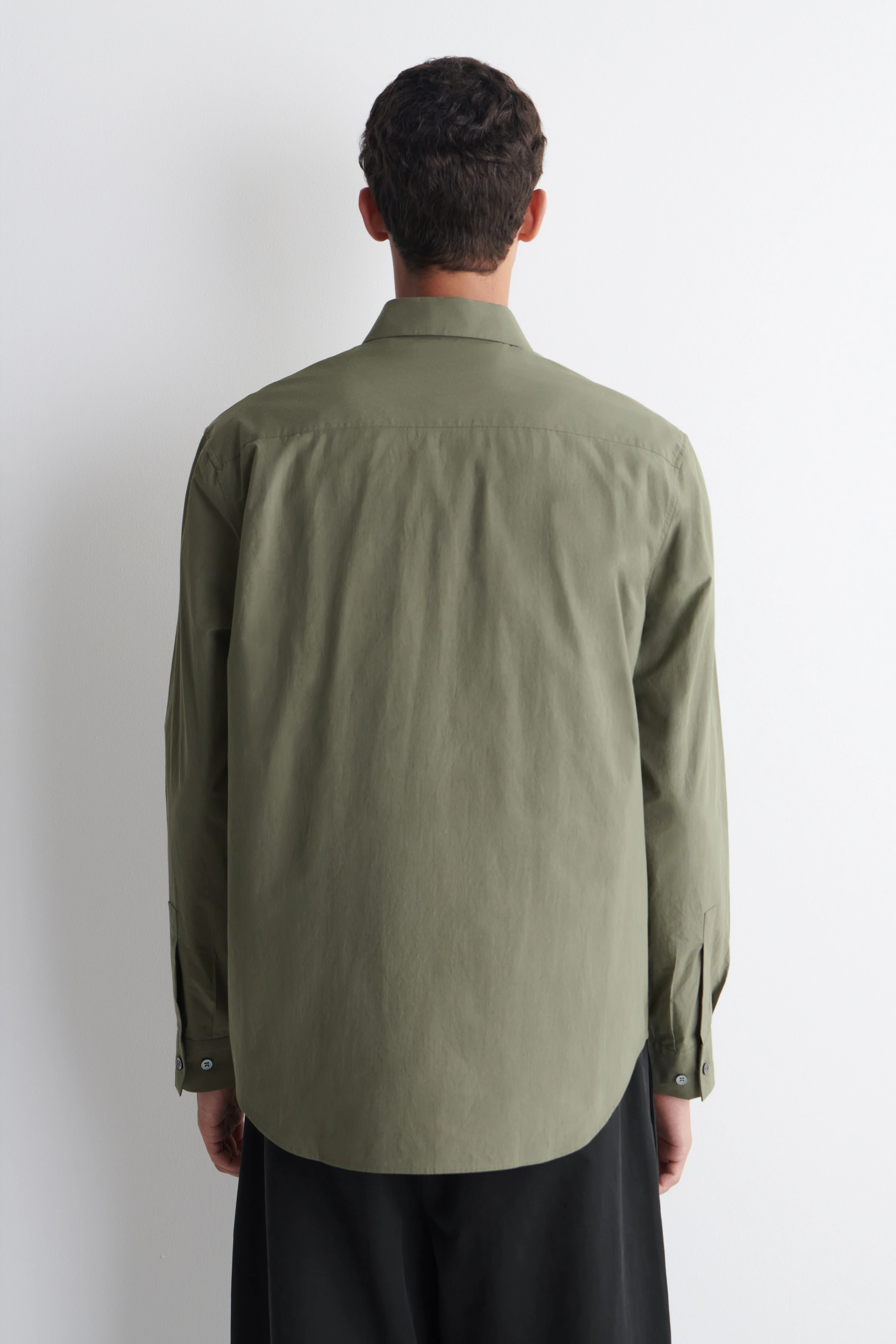 RELAXED PIMA COTTON-POPLIN SHIRT - 2