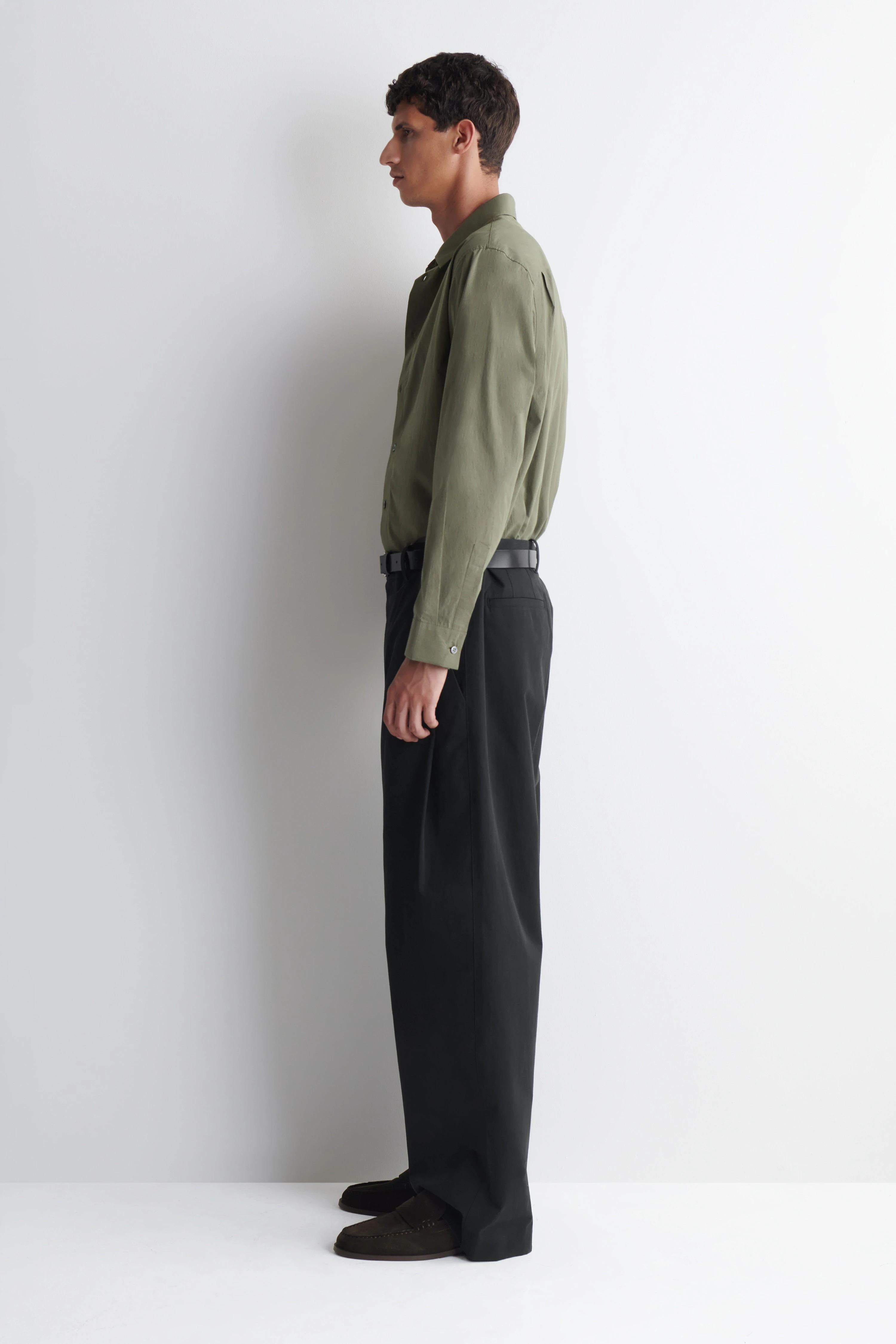 RELAXED PIMA COTTON-POPLIN SHIRT - 4