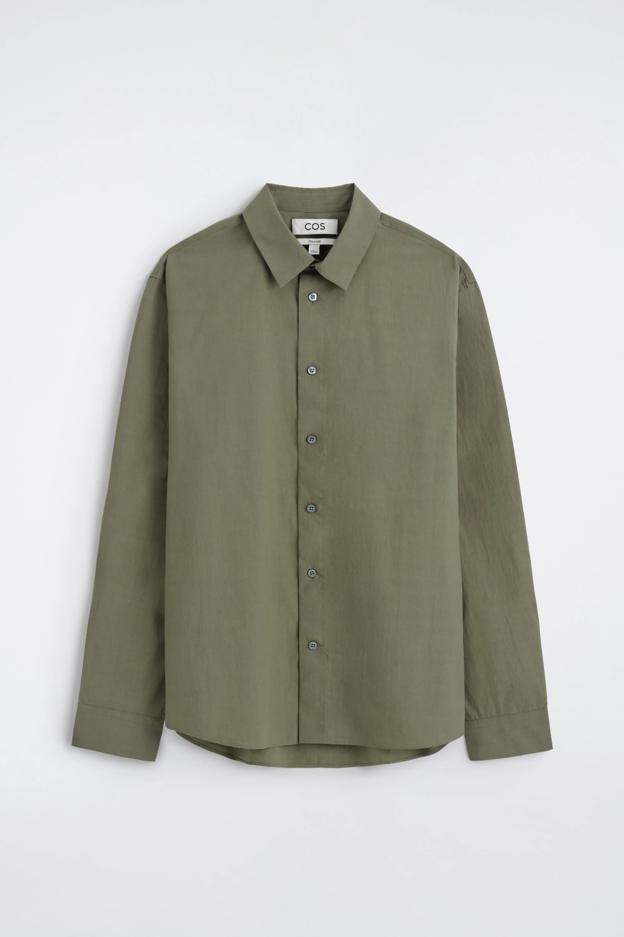 RELAXED PIMA COTTON-POPLIN SHIRT - 6