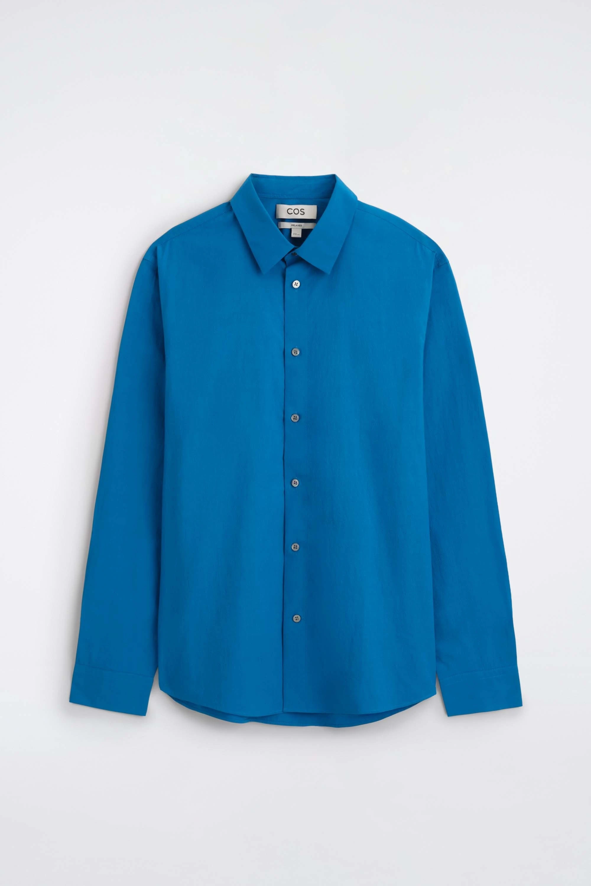 RELAXED PIMA COTTON-POPLIN SHIRT - 6