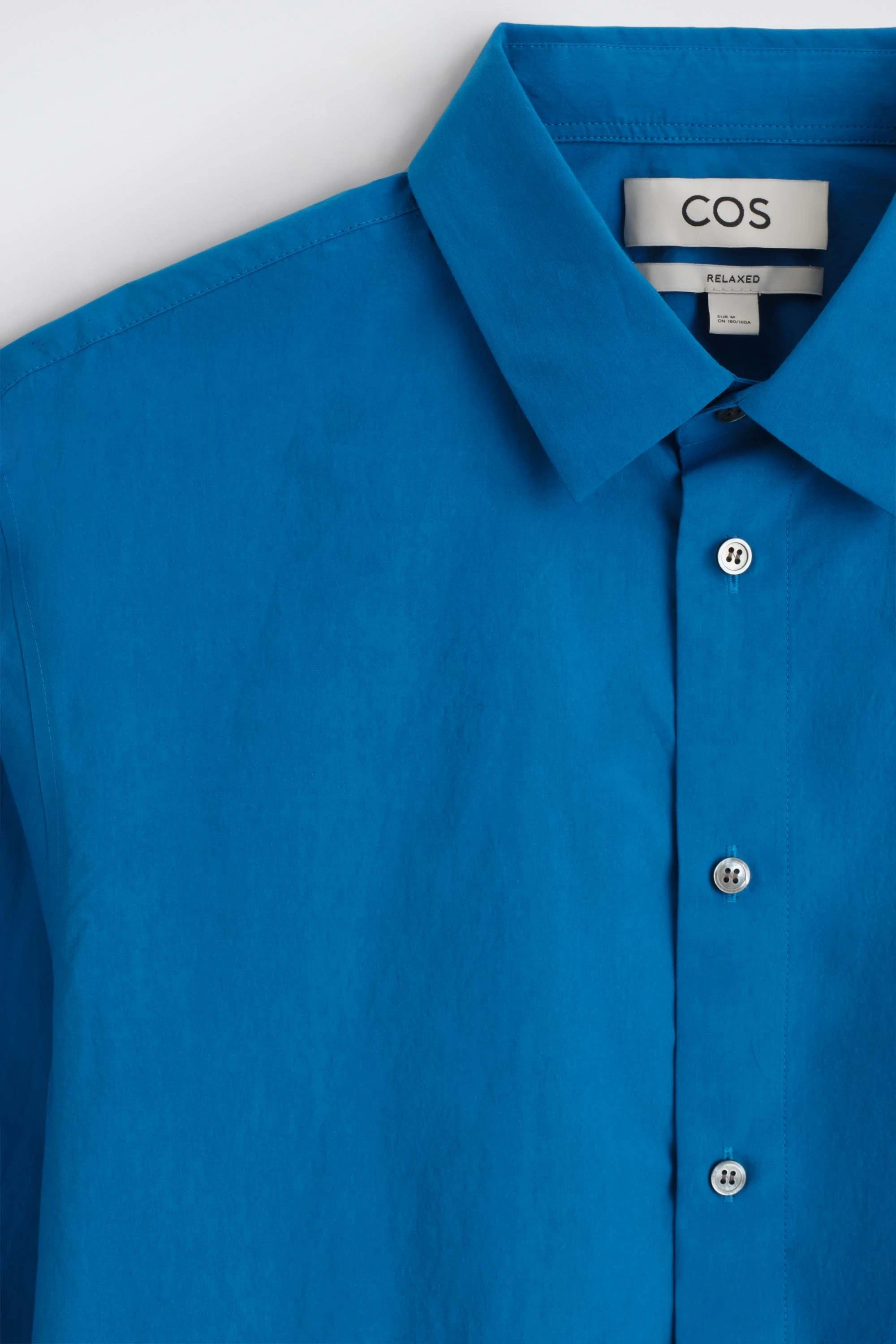 RELAXED PIMA COTTON-POPLIN SHIRT - 7
