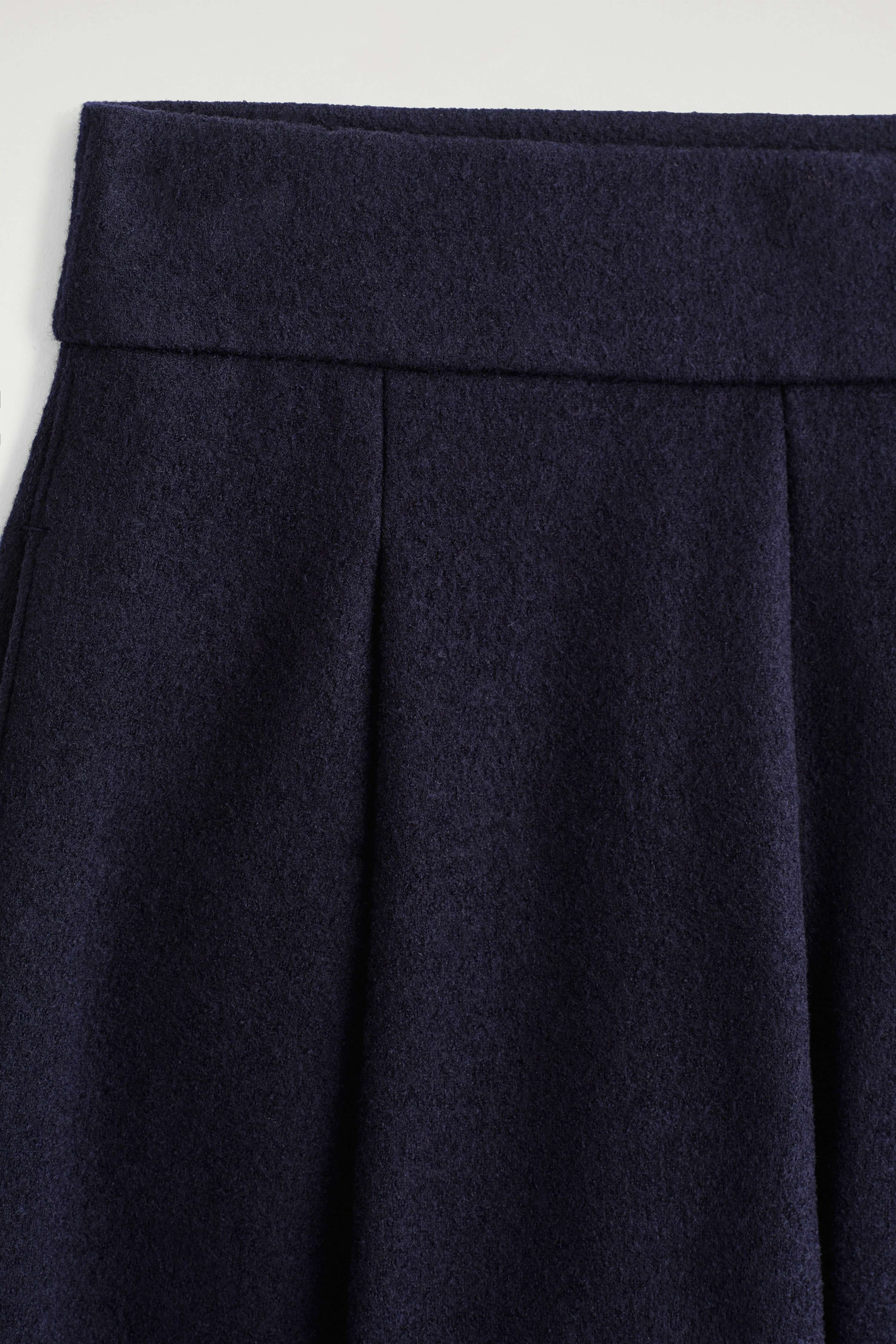 BOILED-WOOL BARREL-LEG TROUSERS - 2