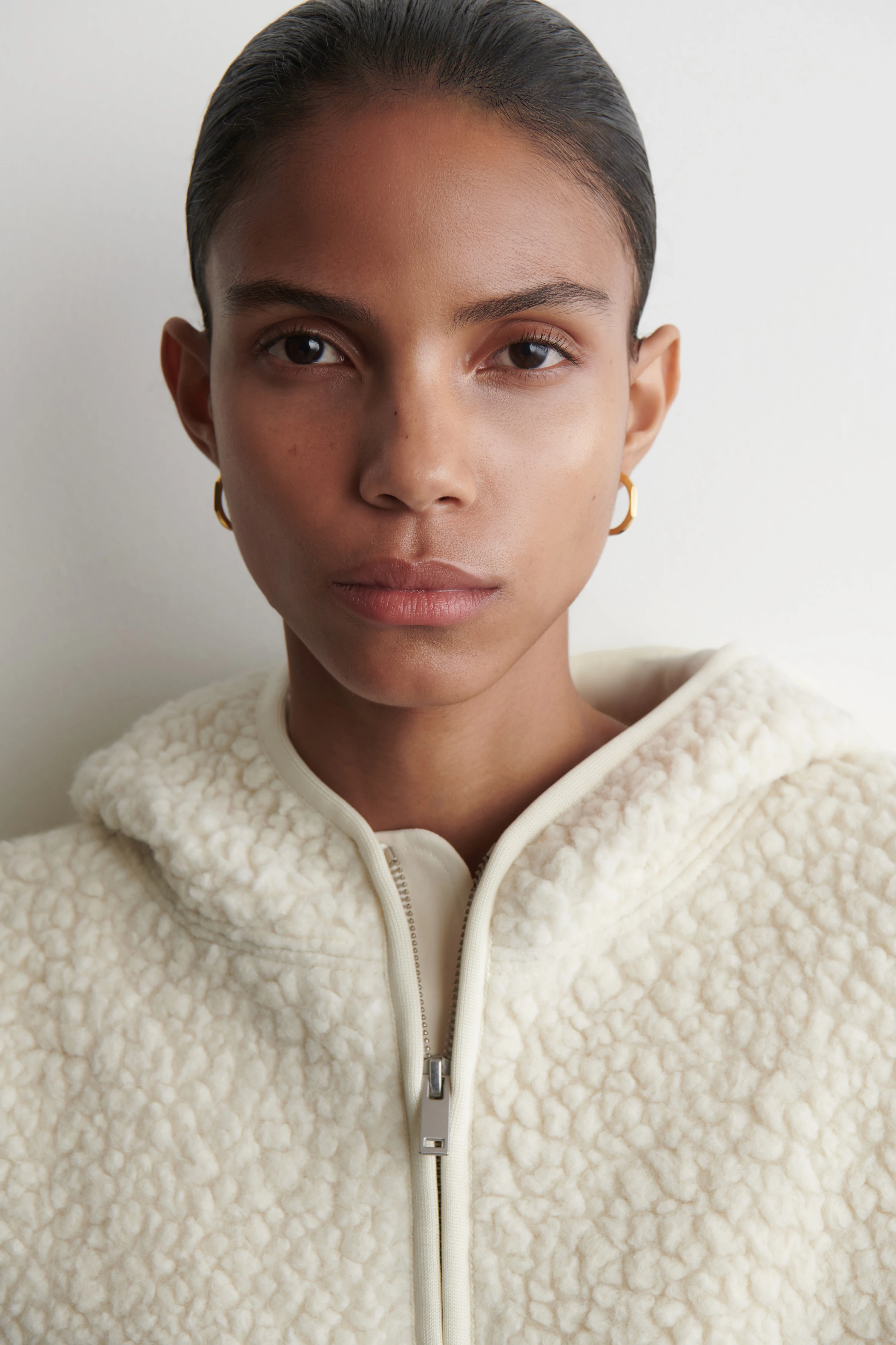 HOODED TEDDY JACKET - 6