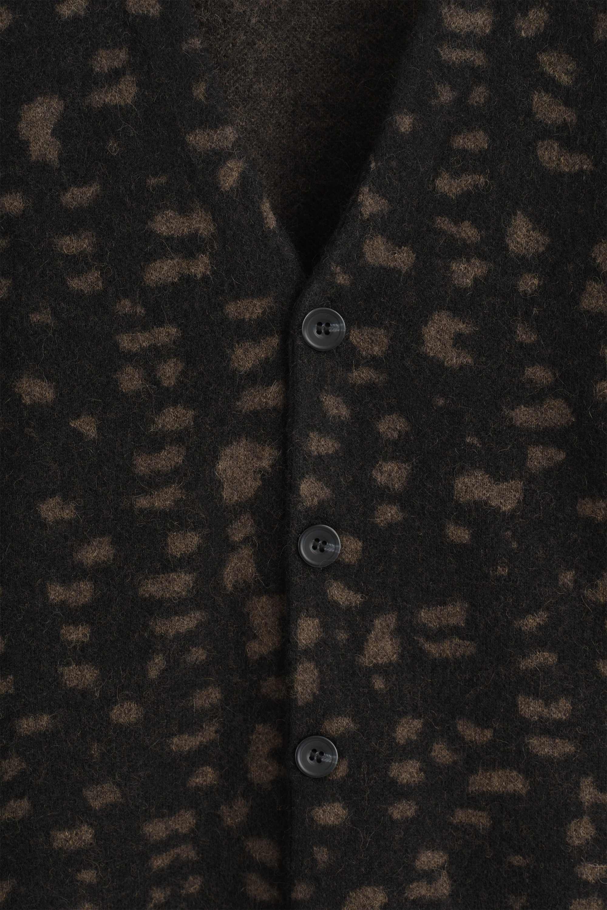 GEOMETRIC WOOL-ALPACA CARDIGAN - 2