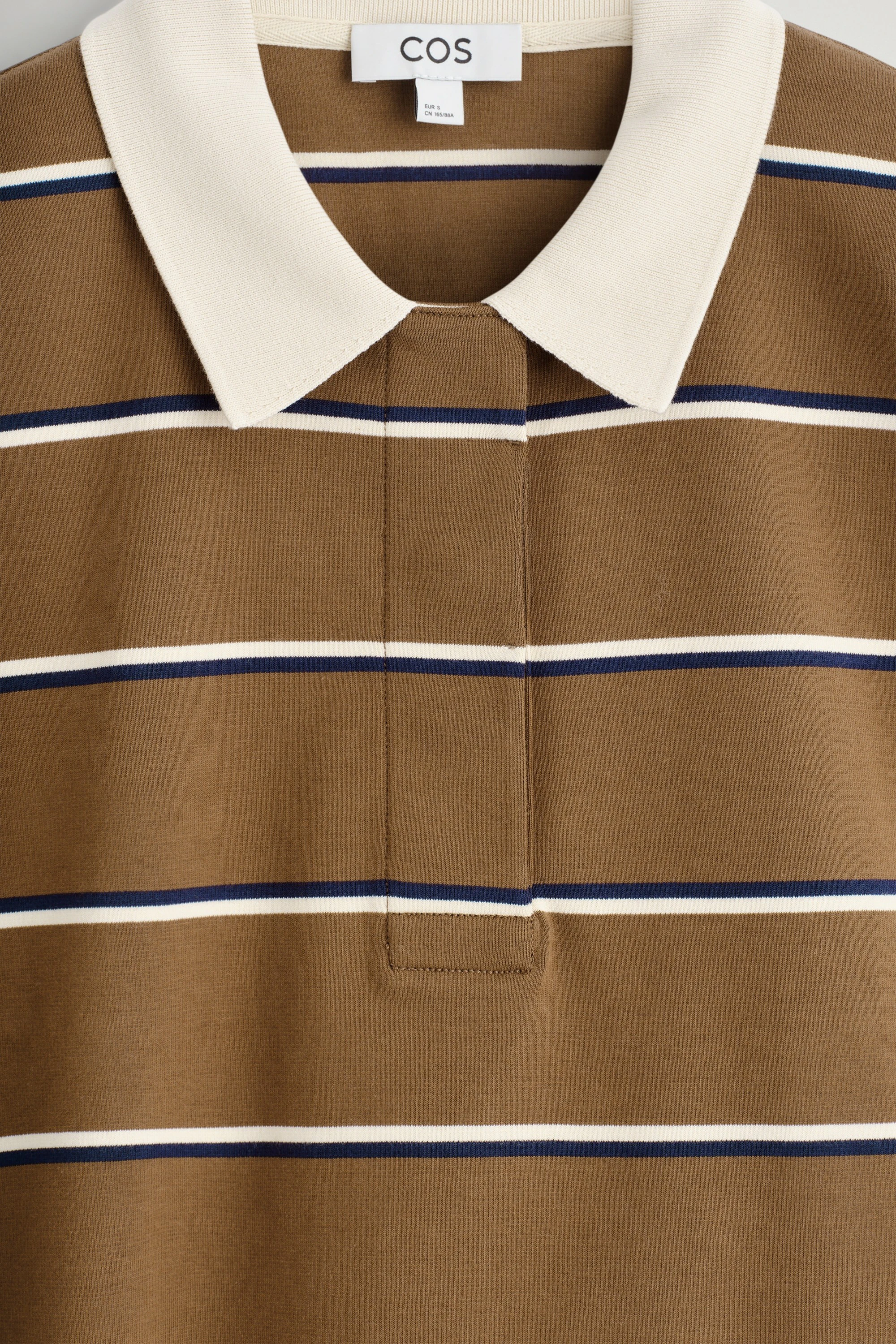 STRIPED LONG-SLEEVED POLO SHIRT - 2