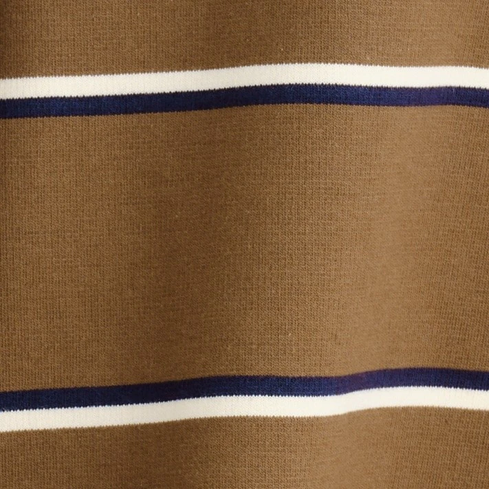 STRIPED LONG-SLEEVED POLO SHIRT - 3