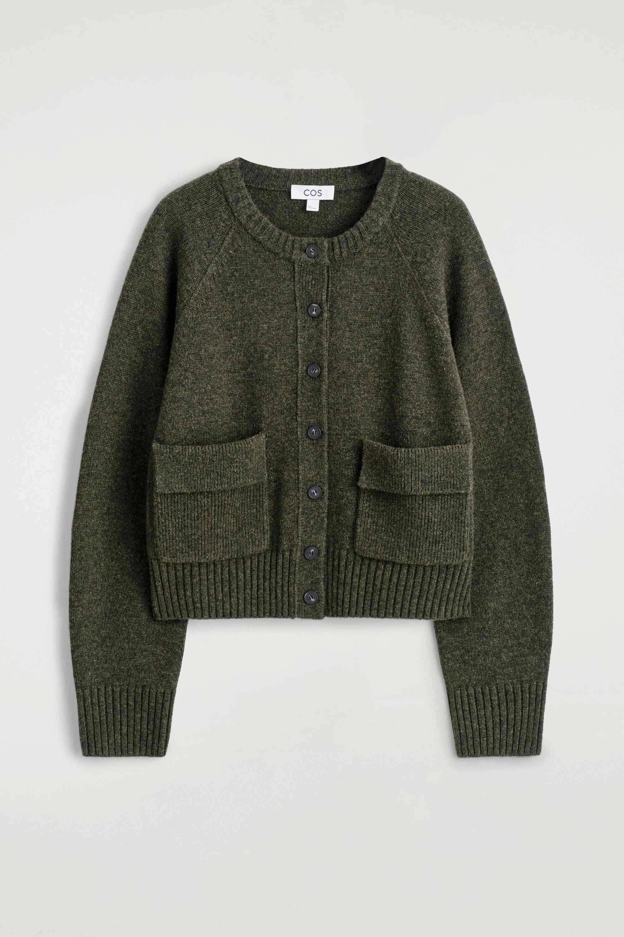 KNITTED MERINO WOOL BOMBER JACKET - 1