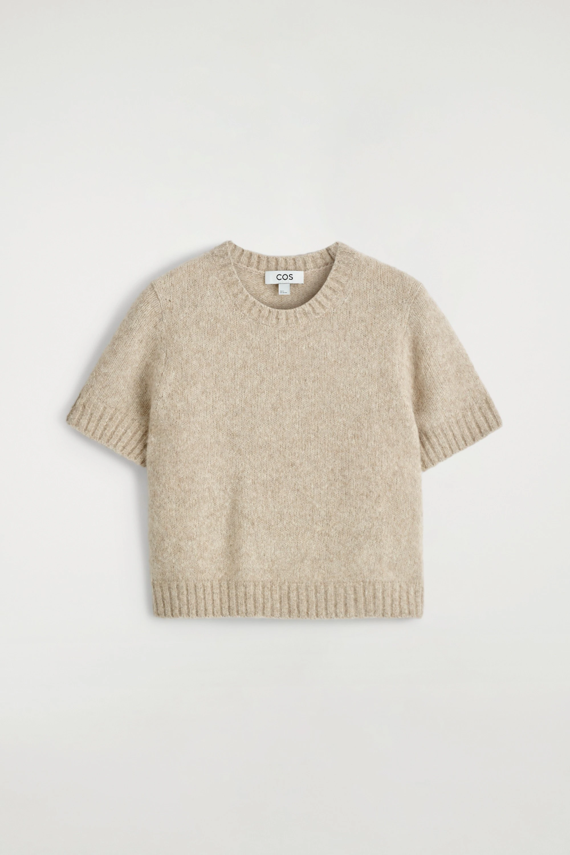 KNITTED ALPACA-BLEND T-SHIRT