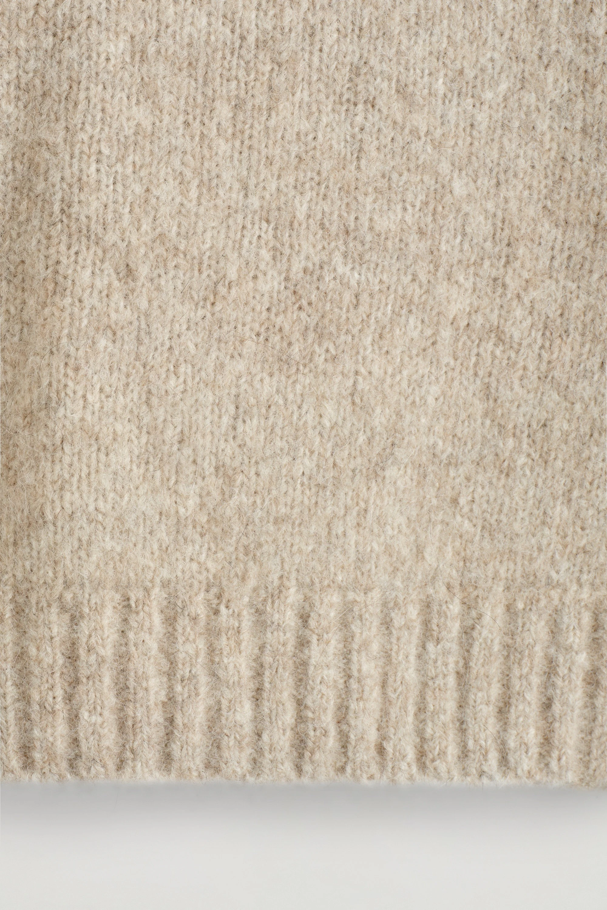 KNITTED ALPACA-BLEND T-SHIRT
