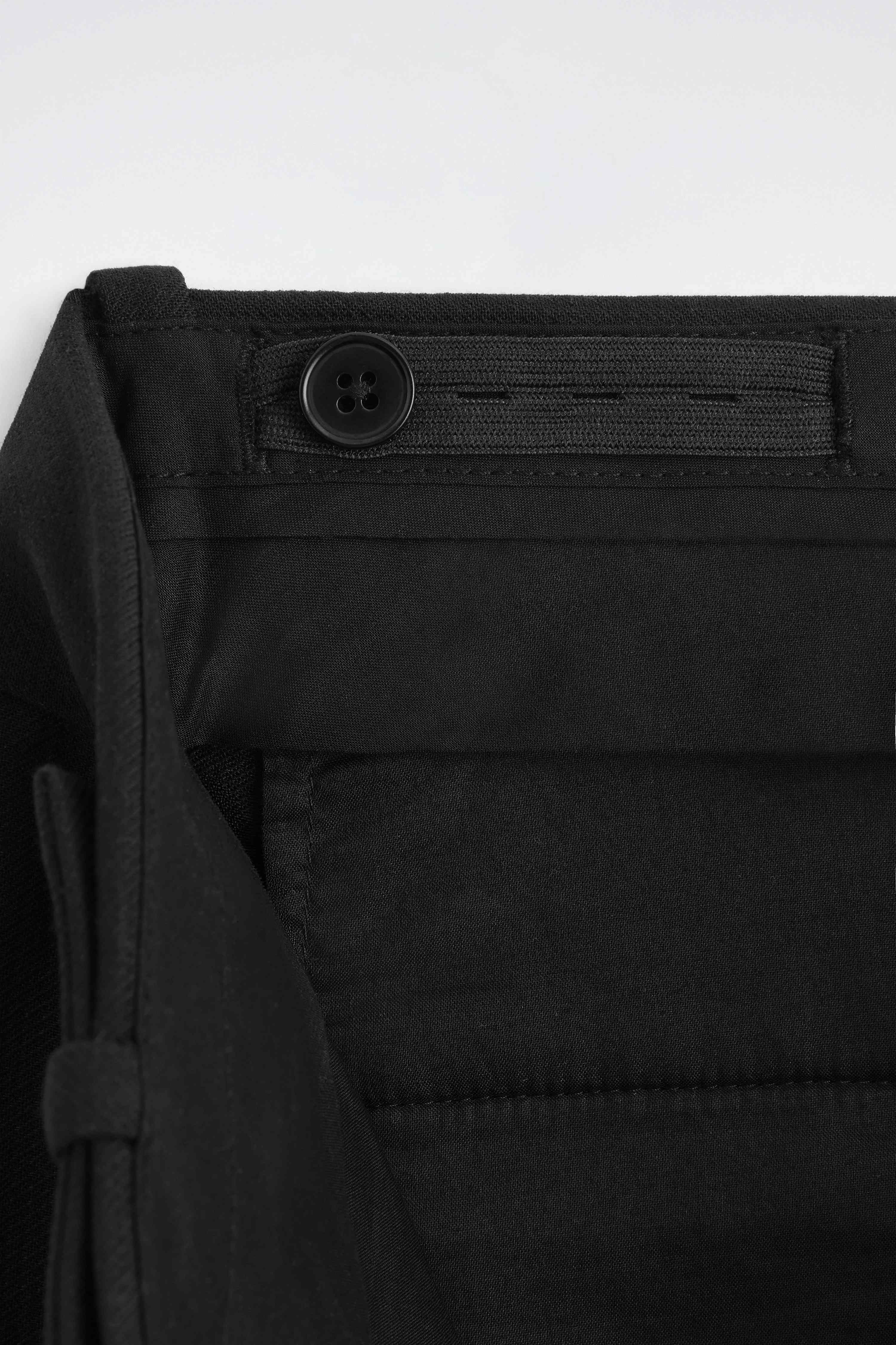 WOOL-BLEND RELAXED-FIT STRAIGHT-LEG TROUSERS - 7