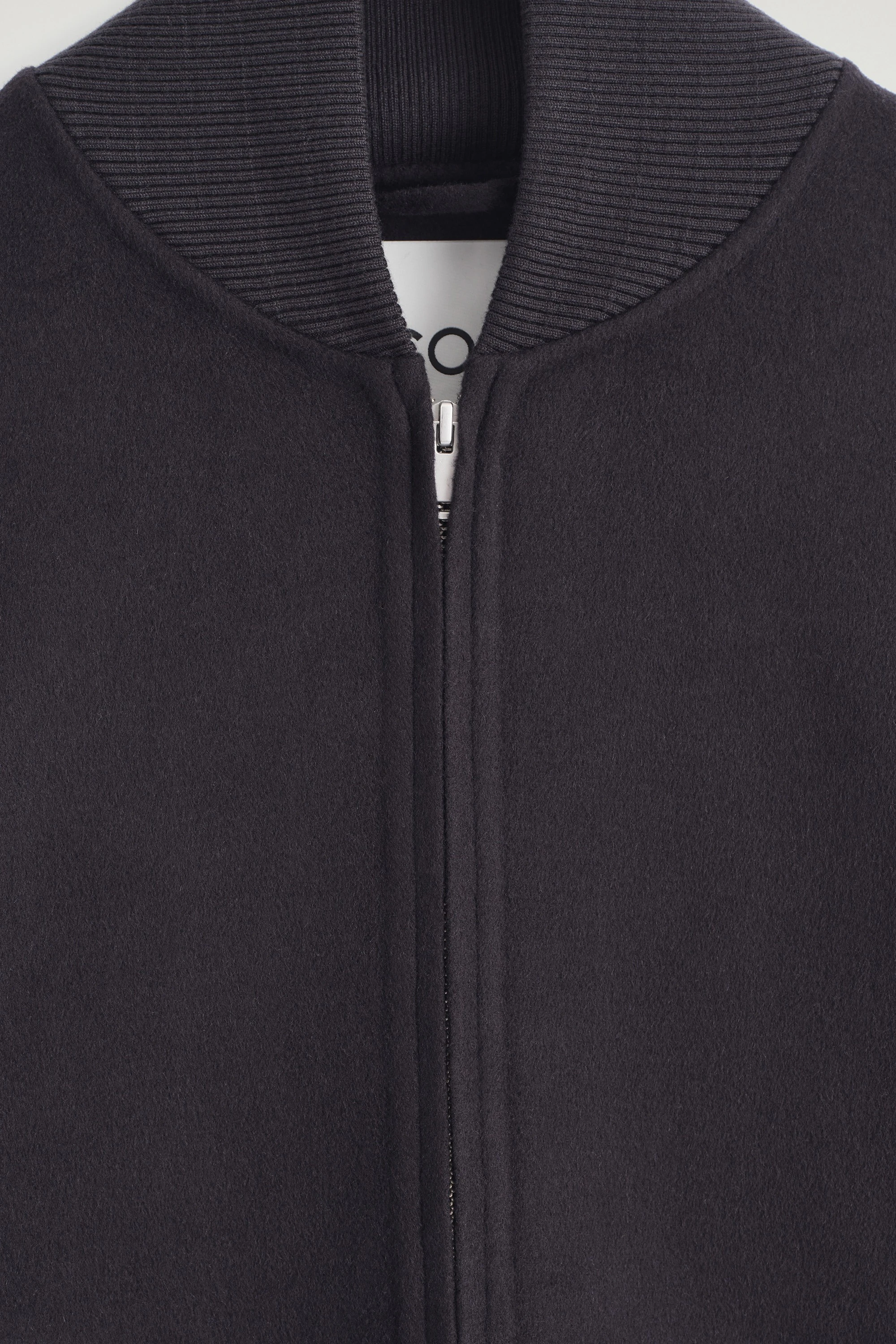 DOUBLE-FACED WOOL BOMBER JACKET