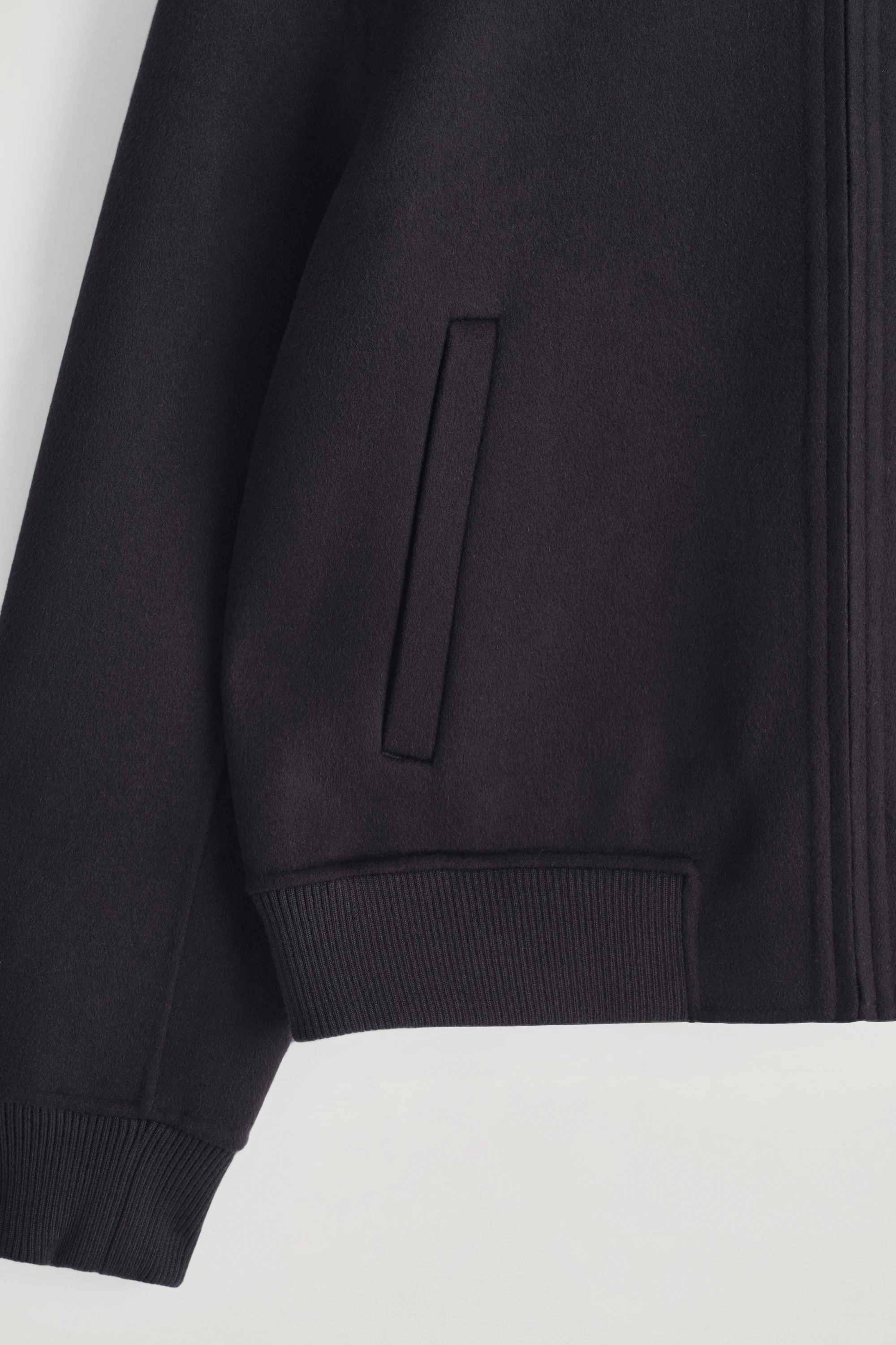 DOUBLE-FACED WOOL BOMBER JACKET - 3