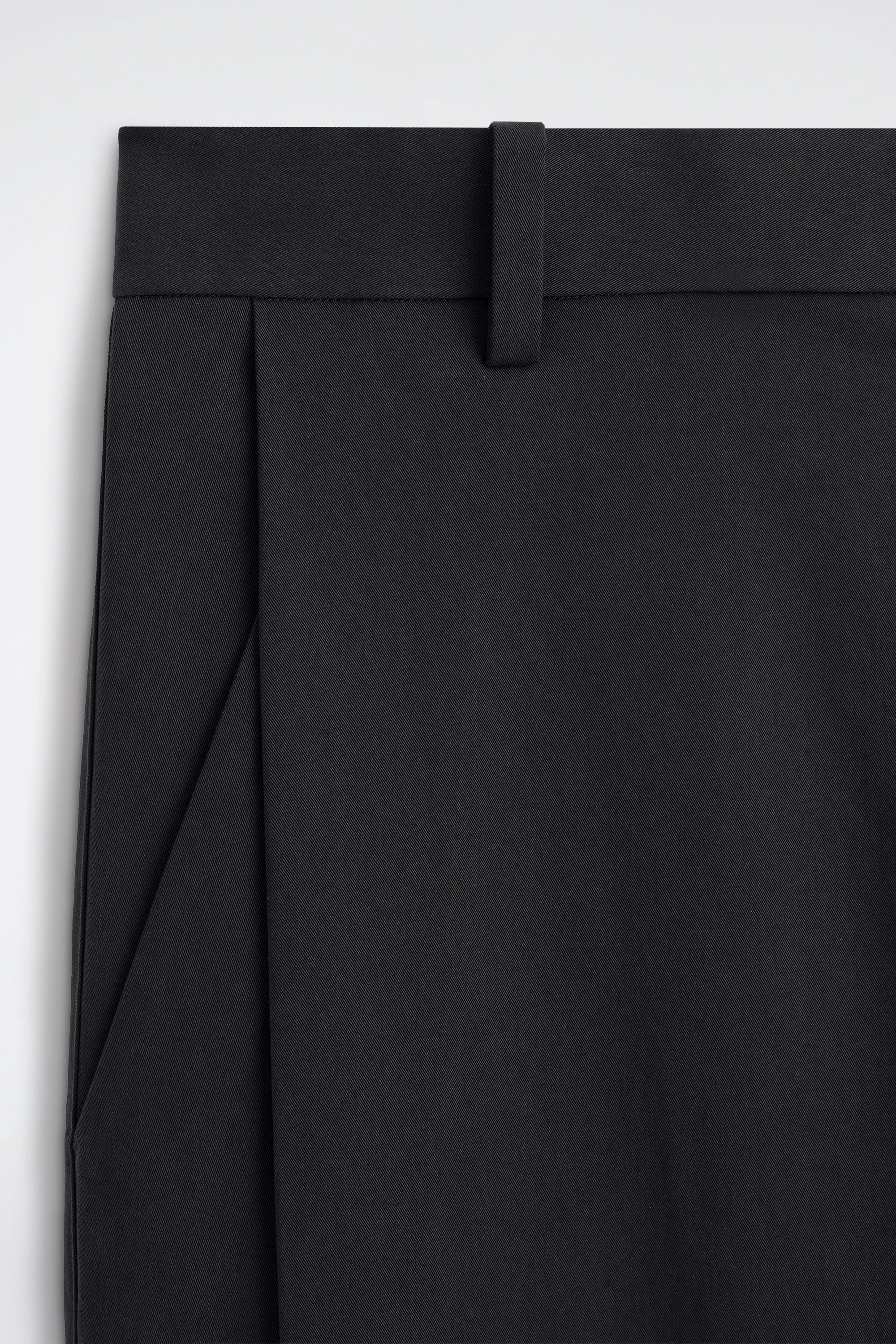 PLEATED COTTON RELAXED-FIT WIDE-LEG TROUSERS - 7