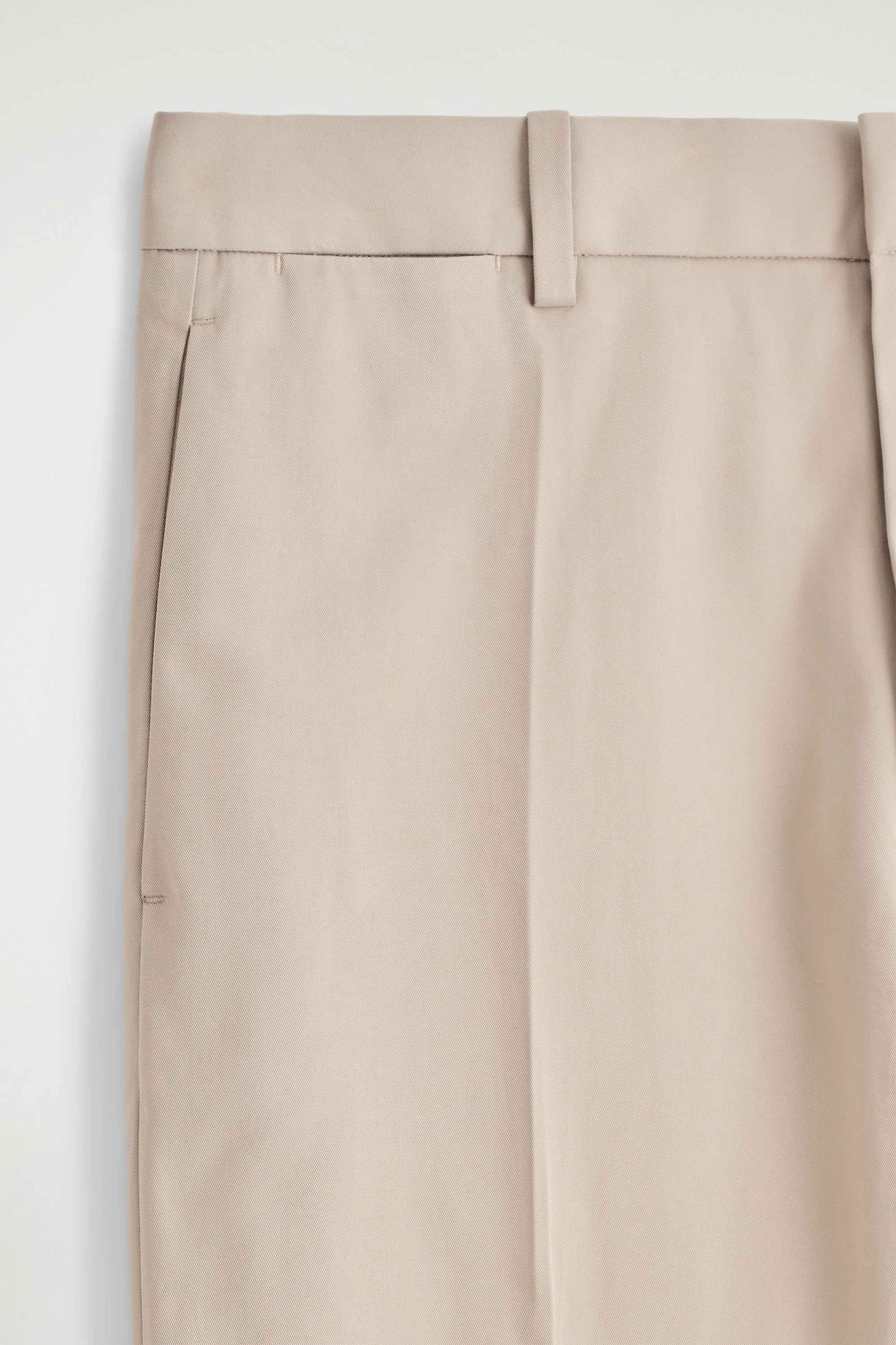 COTTON REGULAR-FIT TAPERED CHINOS - 2