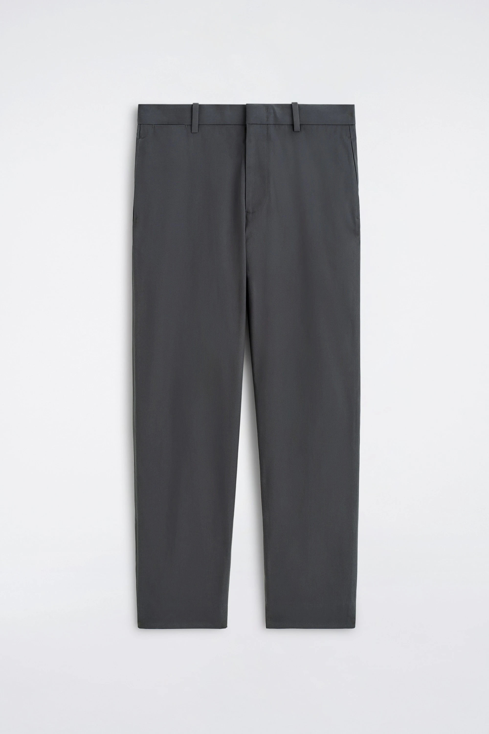 COTTON REGULAR-FIT TAPERED CHINOS - 6