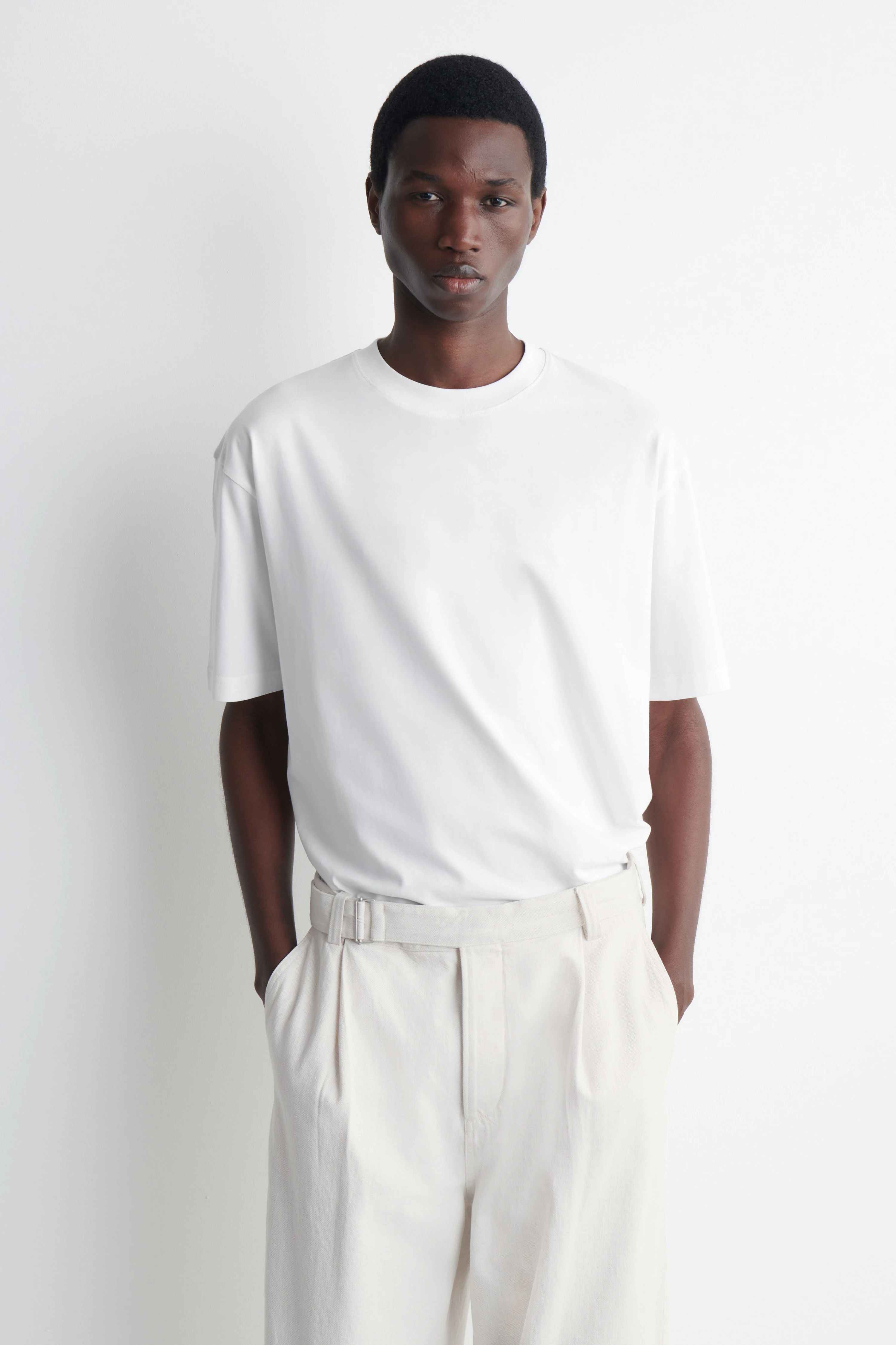 RELAXED LIGHTWEIGHT COTTON T-SHIRT - 1