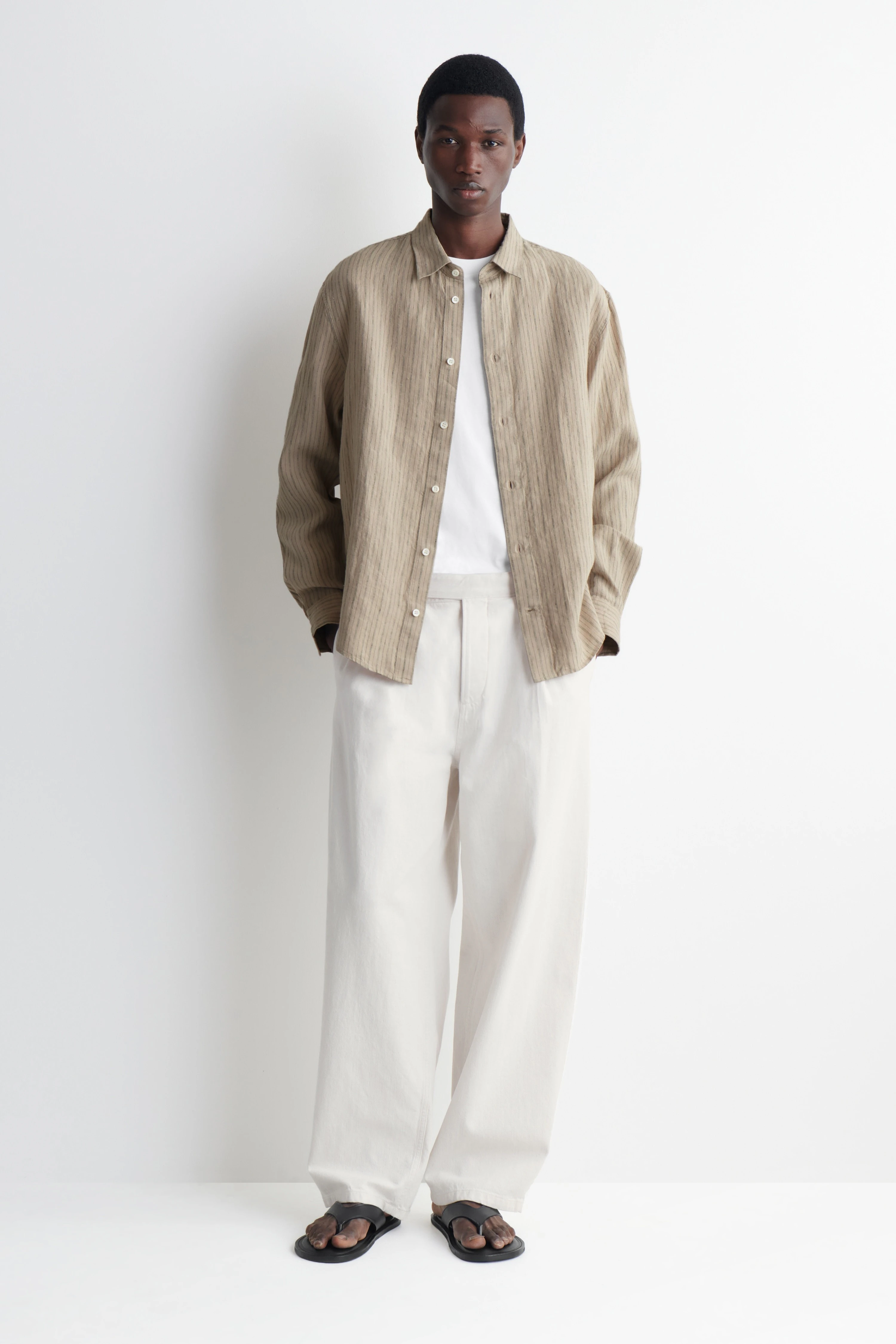 RELAXED LIGHTWEIGHT COTTON T-SHIRT - 3