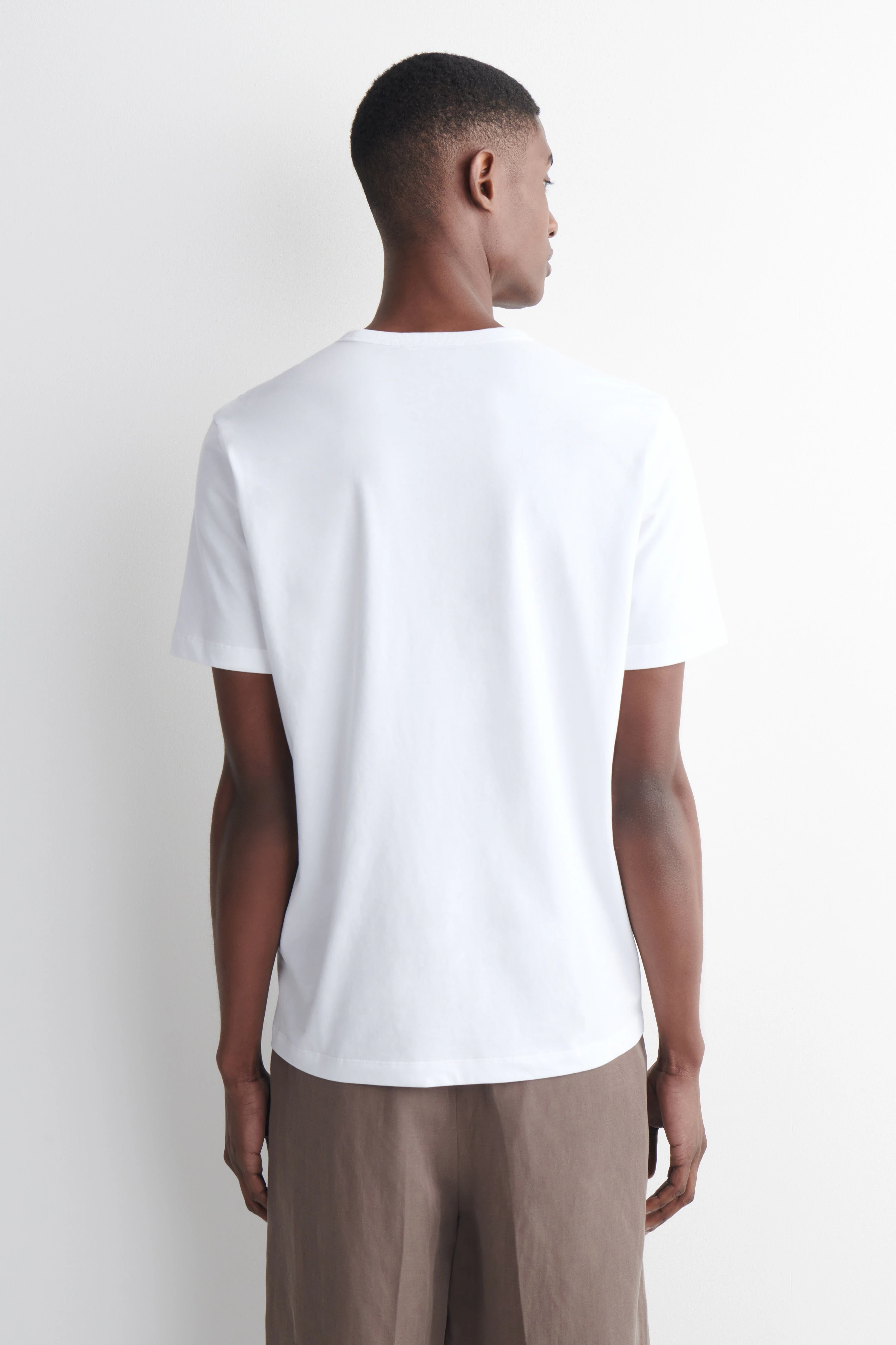 BRUSHED-COTTON T-SHIRT