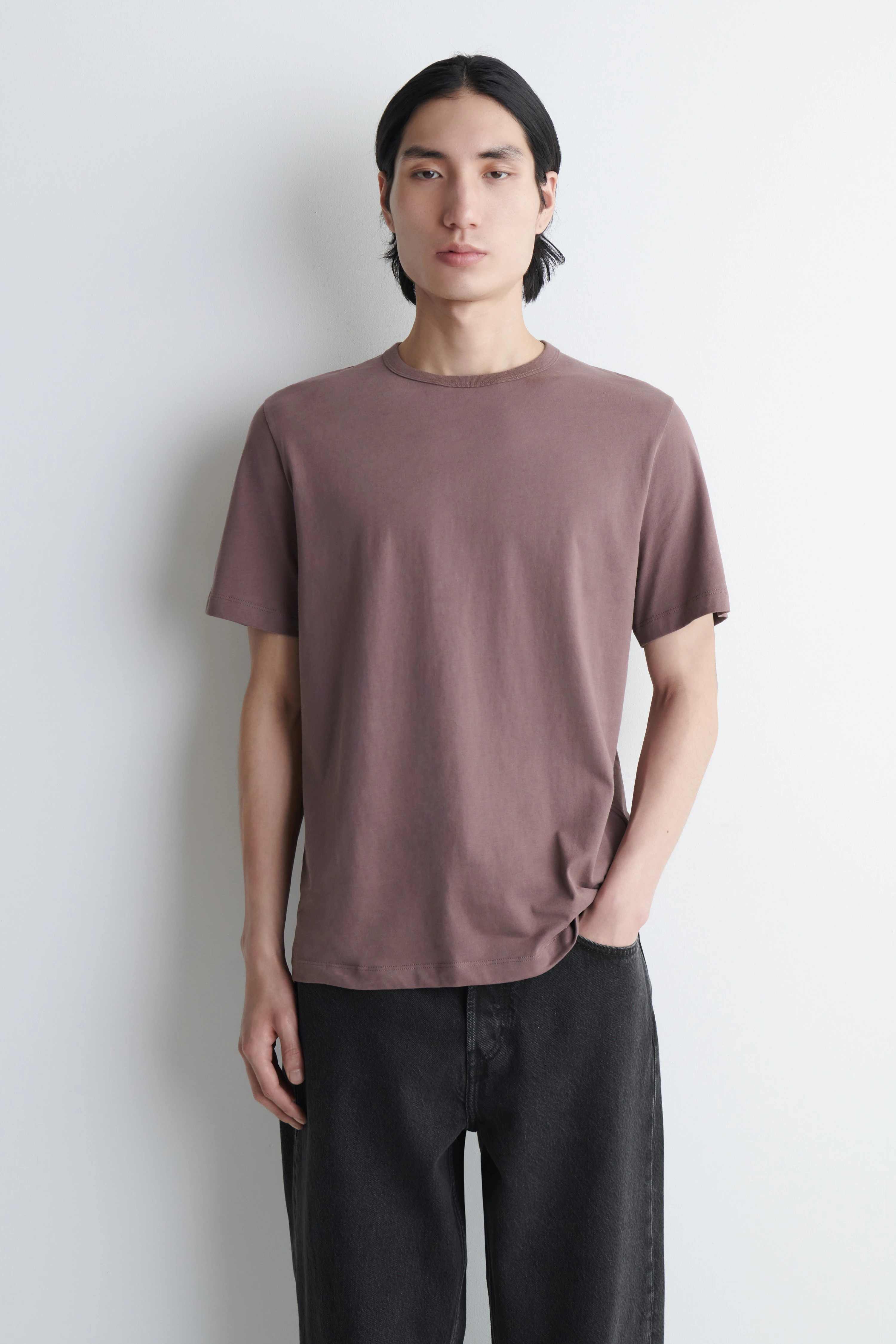 BRUSHED-COTTON T-SHIRT - 1