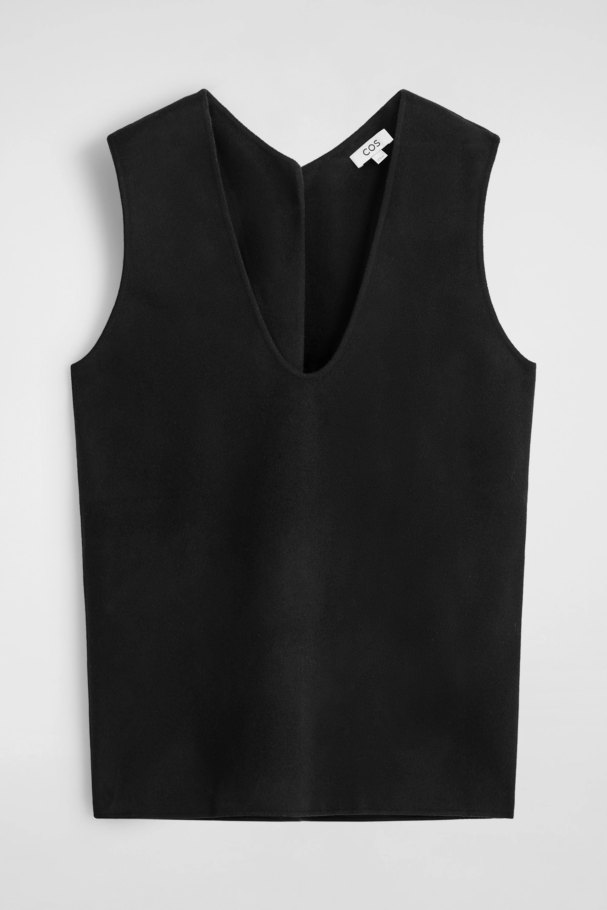 DOUBLE-FACED WOOL VEST - 1