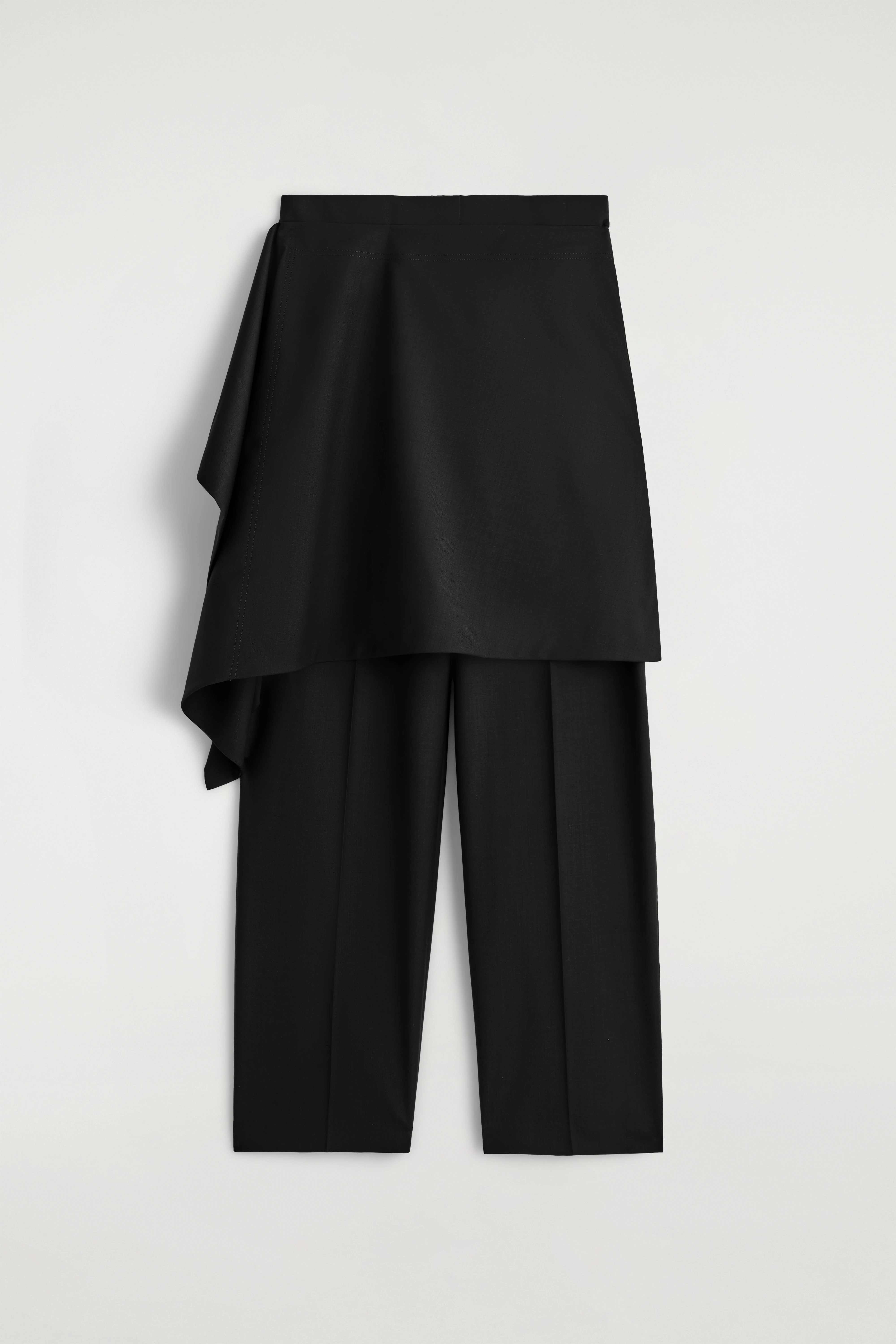 WOOL SKIRT TROUSERS - 1