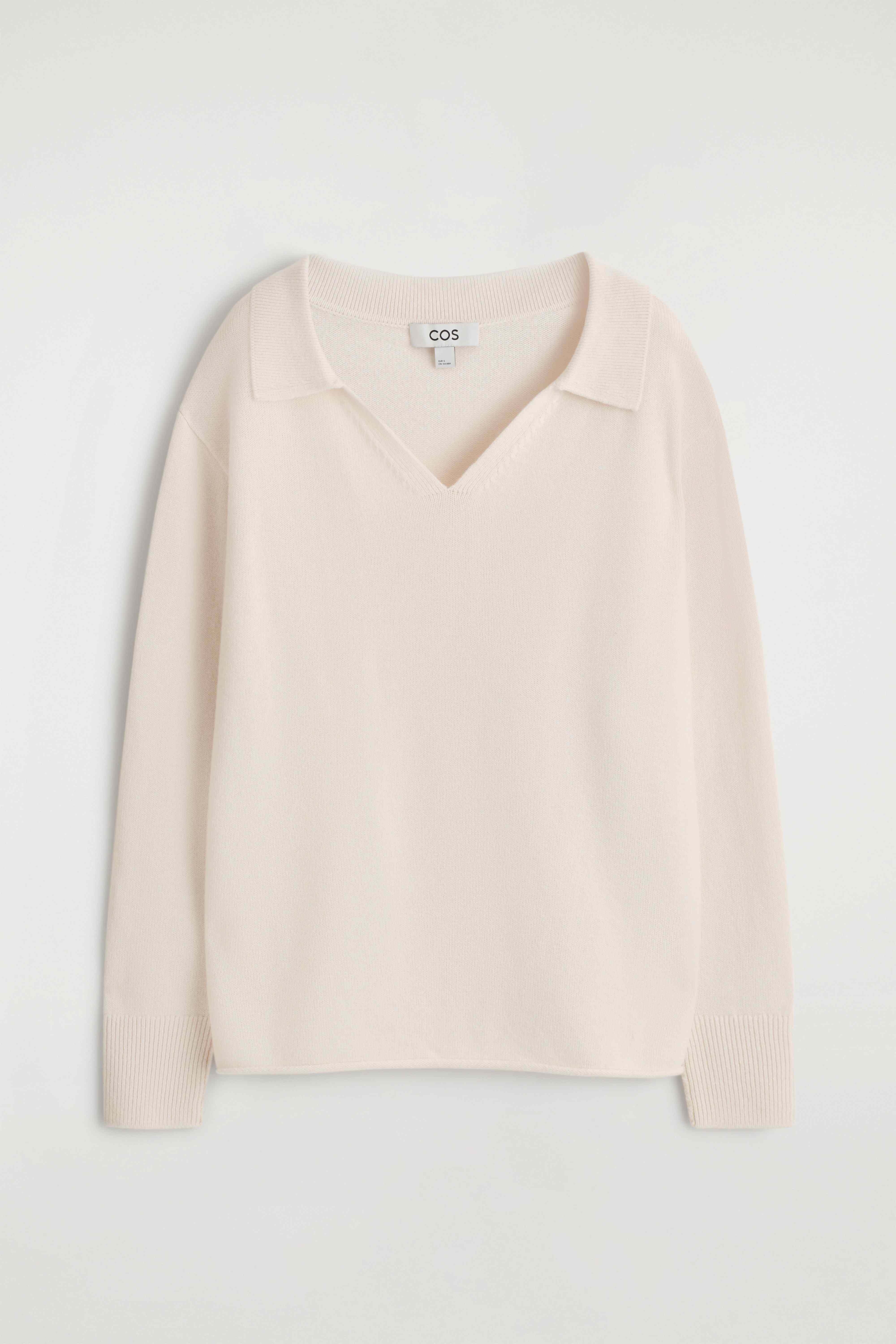 MERINO WOOL POLO JUMPER - 1