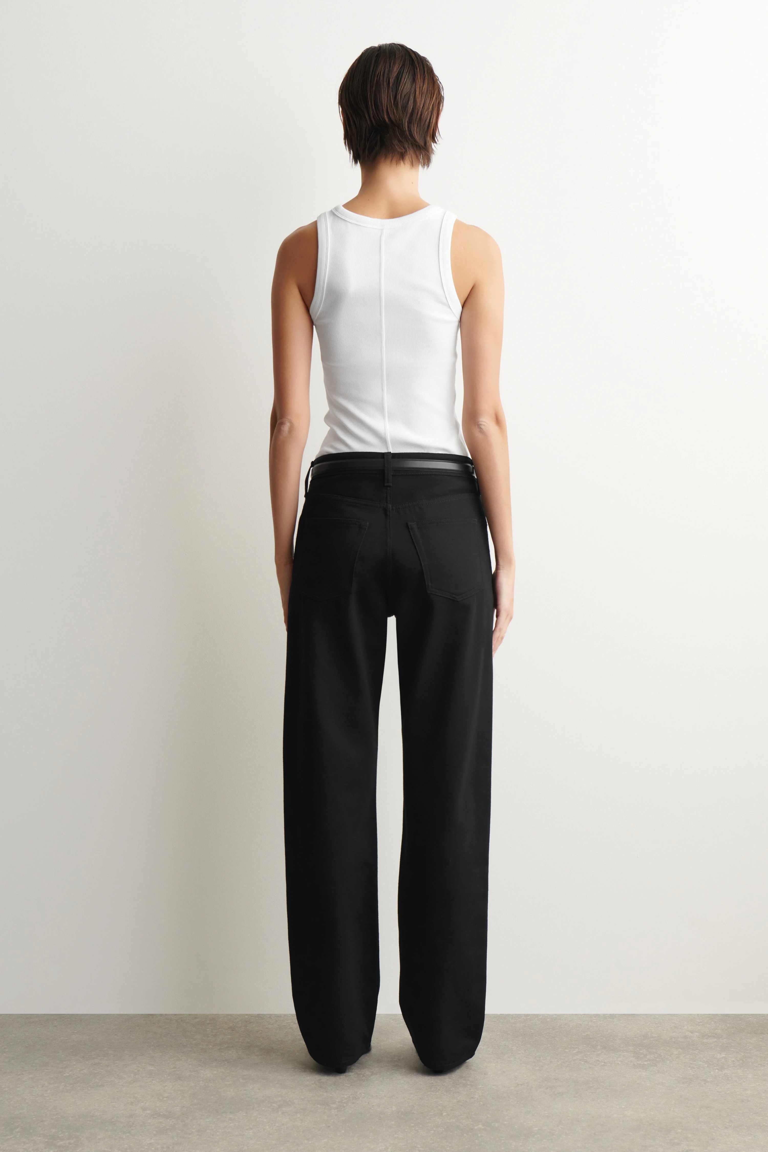 CHORD STRAIGHT-LEG JEANS - 2