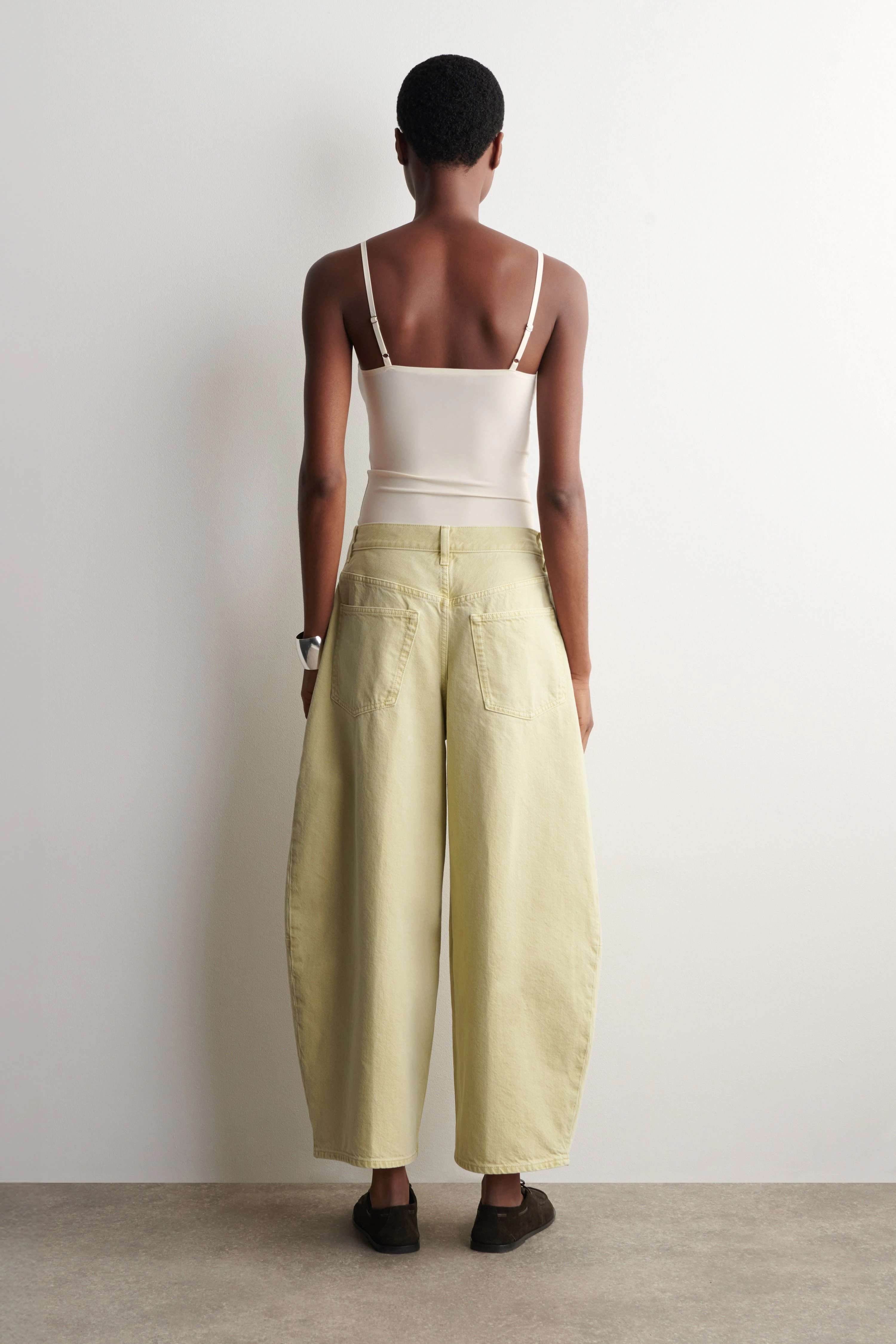 TWINE BARREL-LEG JEANS - 2