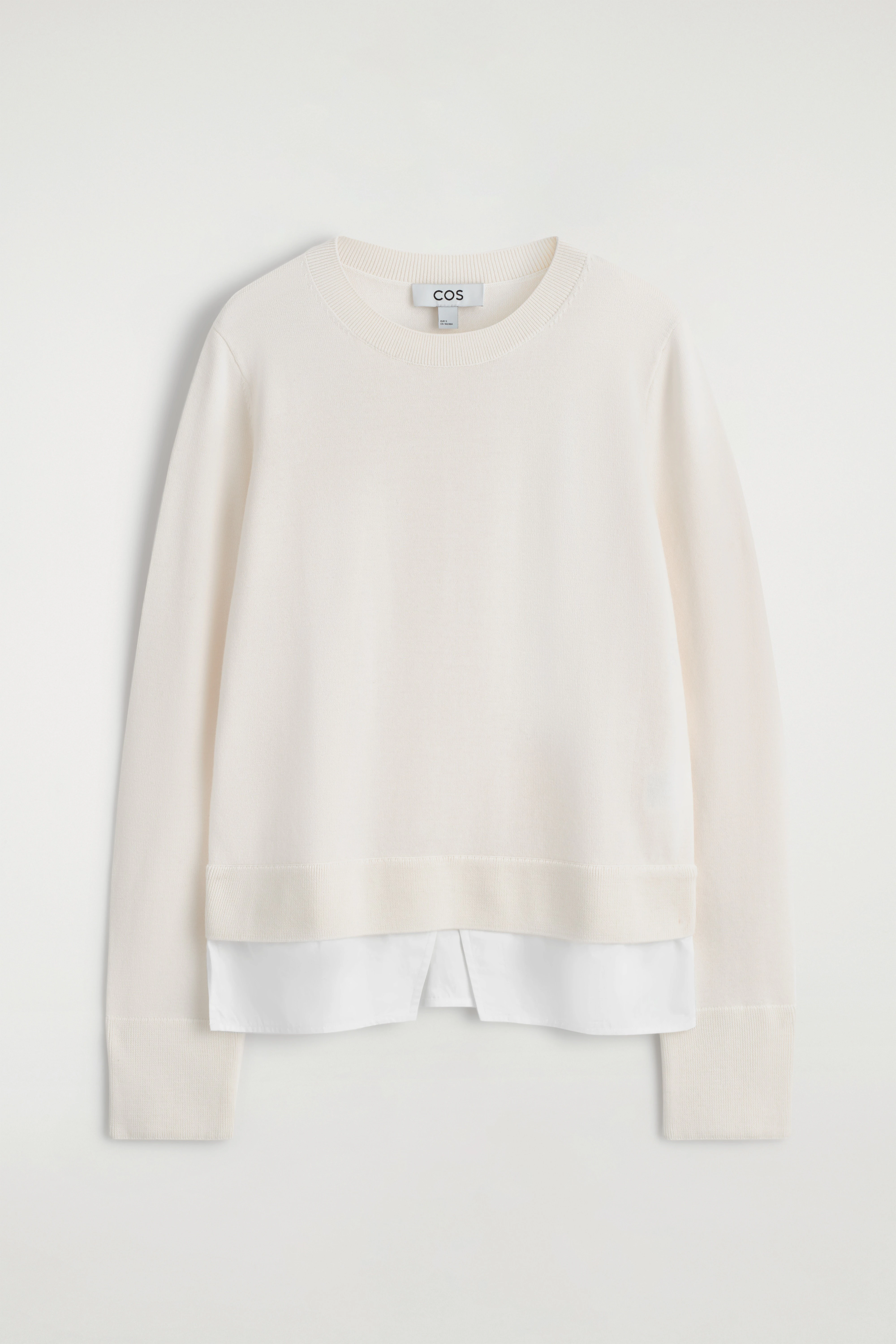 LAYERED MERINO WOOL JUMPER - 1