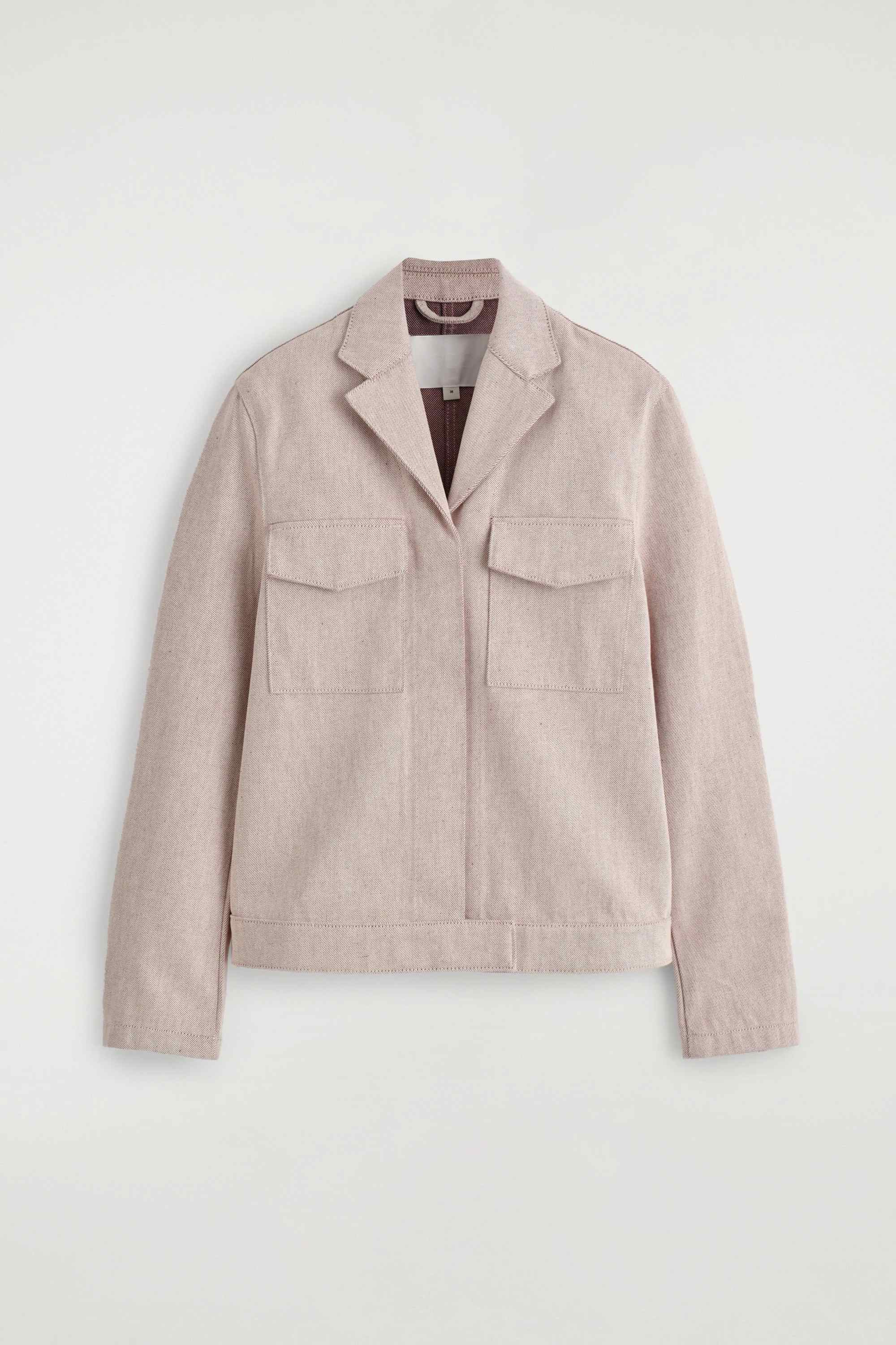 DENIM UTILITY JACKET - 1