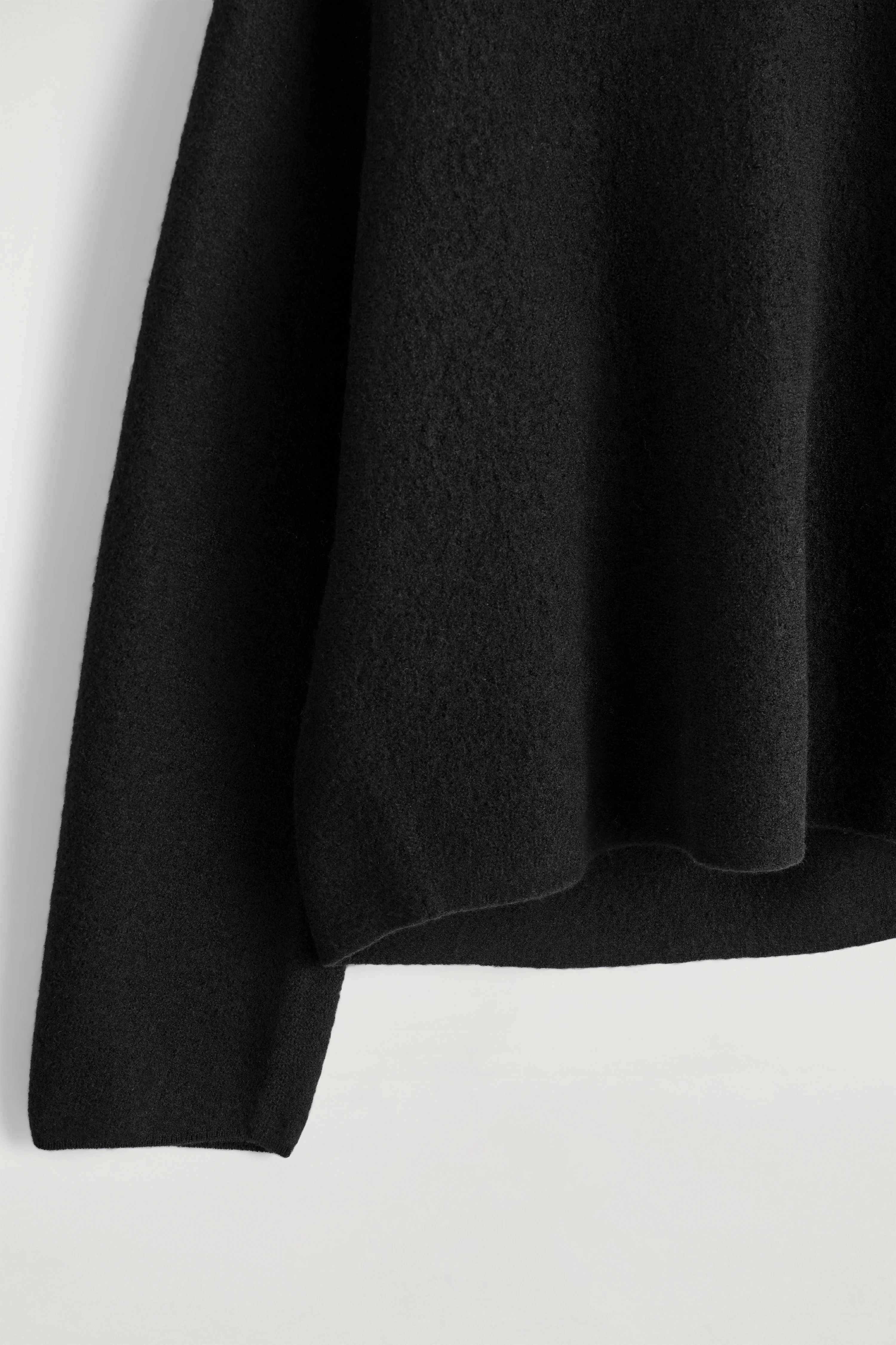 BOILED-WOOL FUNNEL-NECK JUMPER - 2