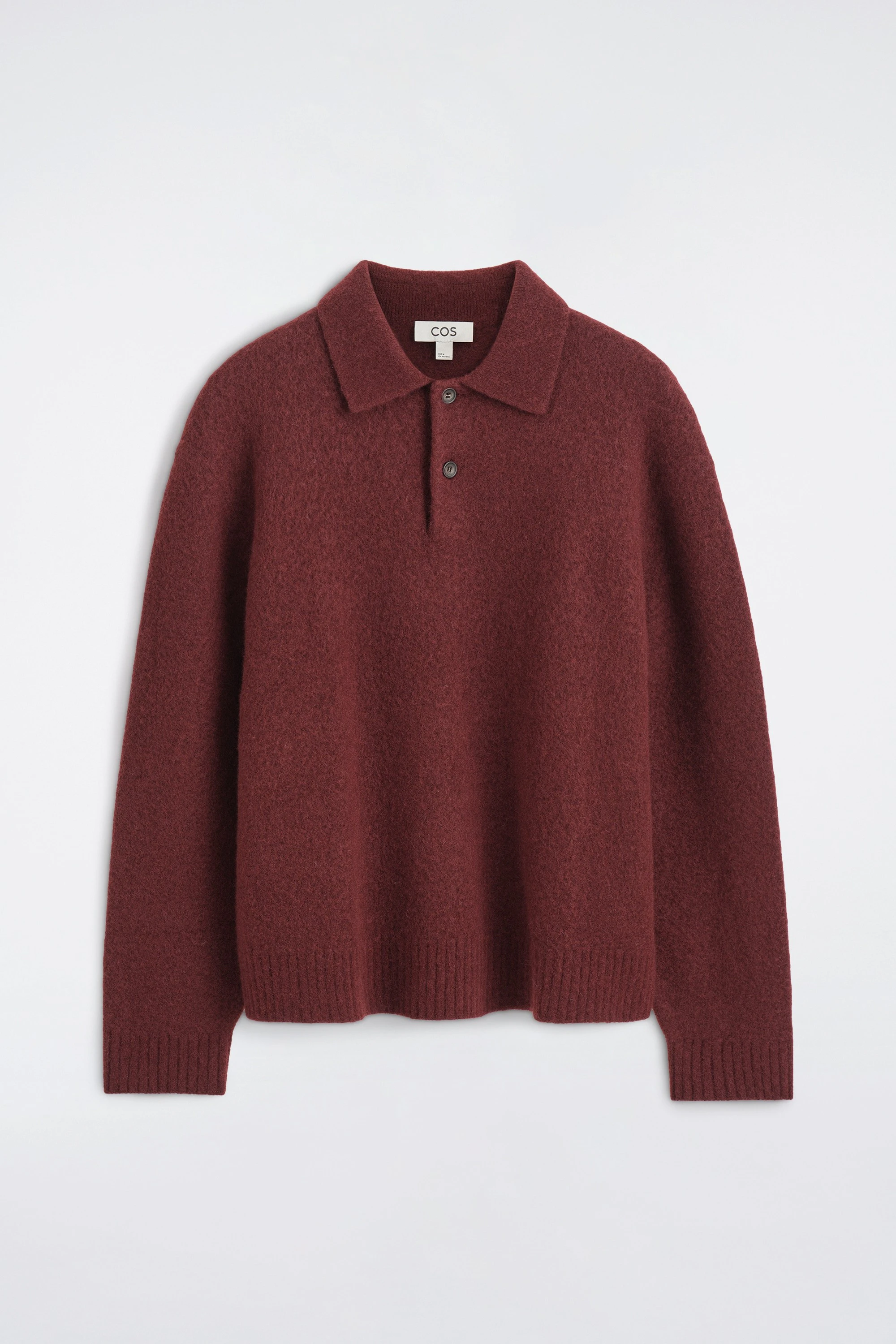 BRUSHED-WOOL POLO SHIRT - 6