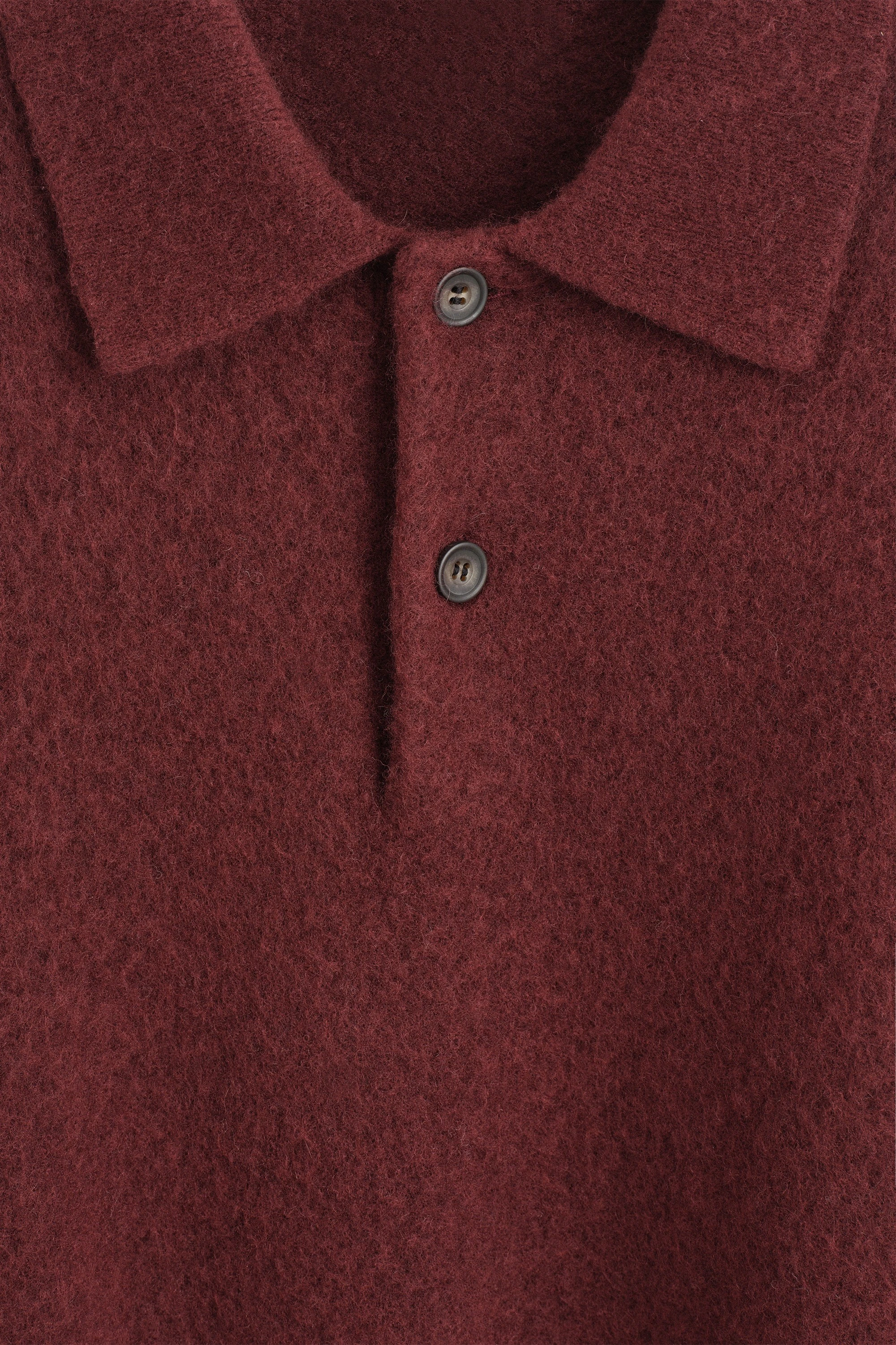 BRUSHED-WOOL POLO SHIRT - 7