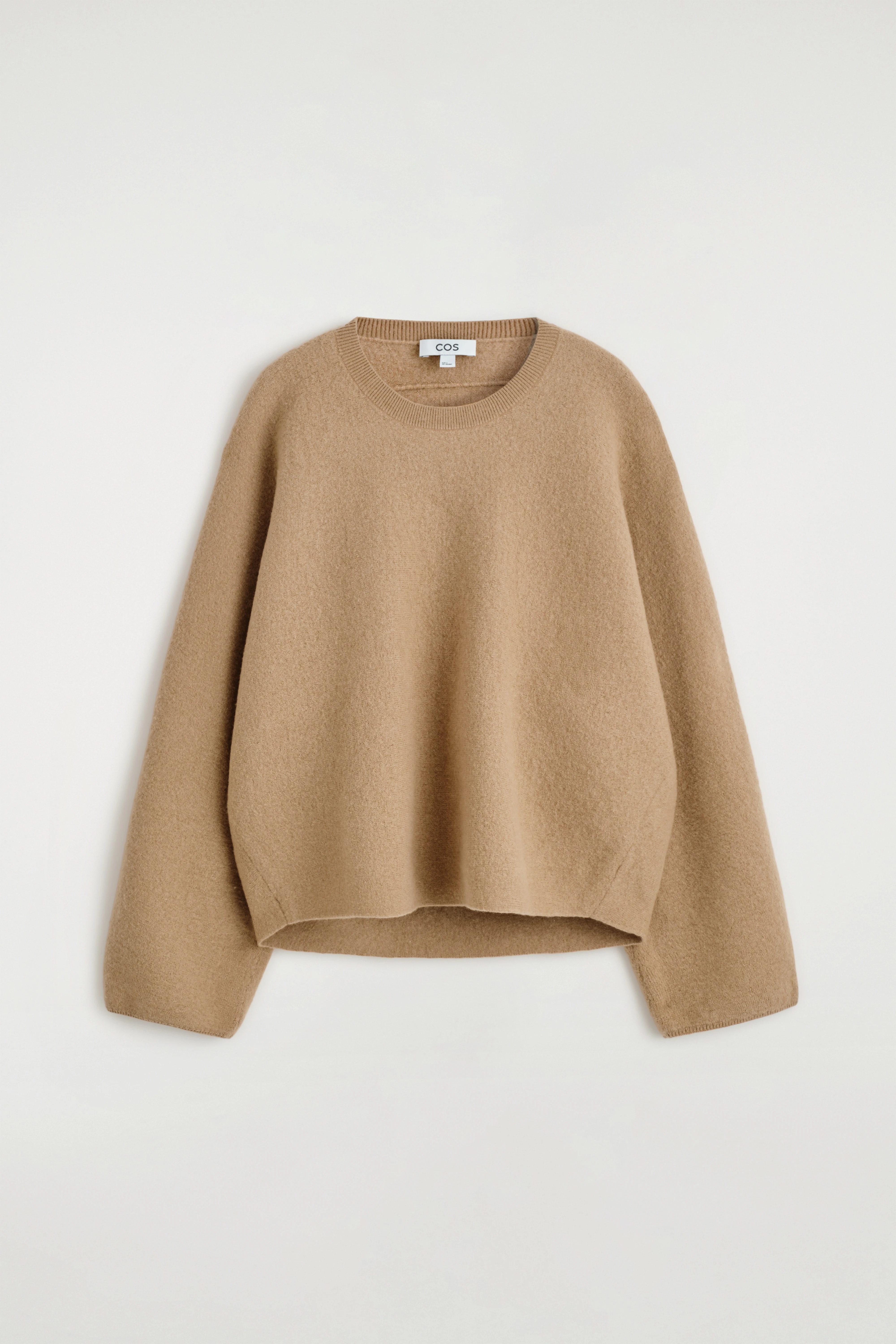 BOILED-WOOL CREW-NECK JUMPER