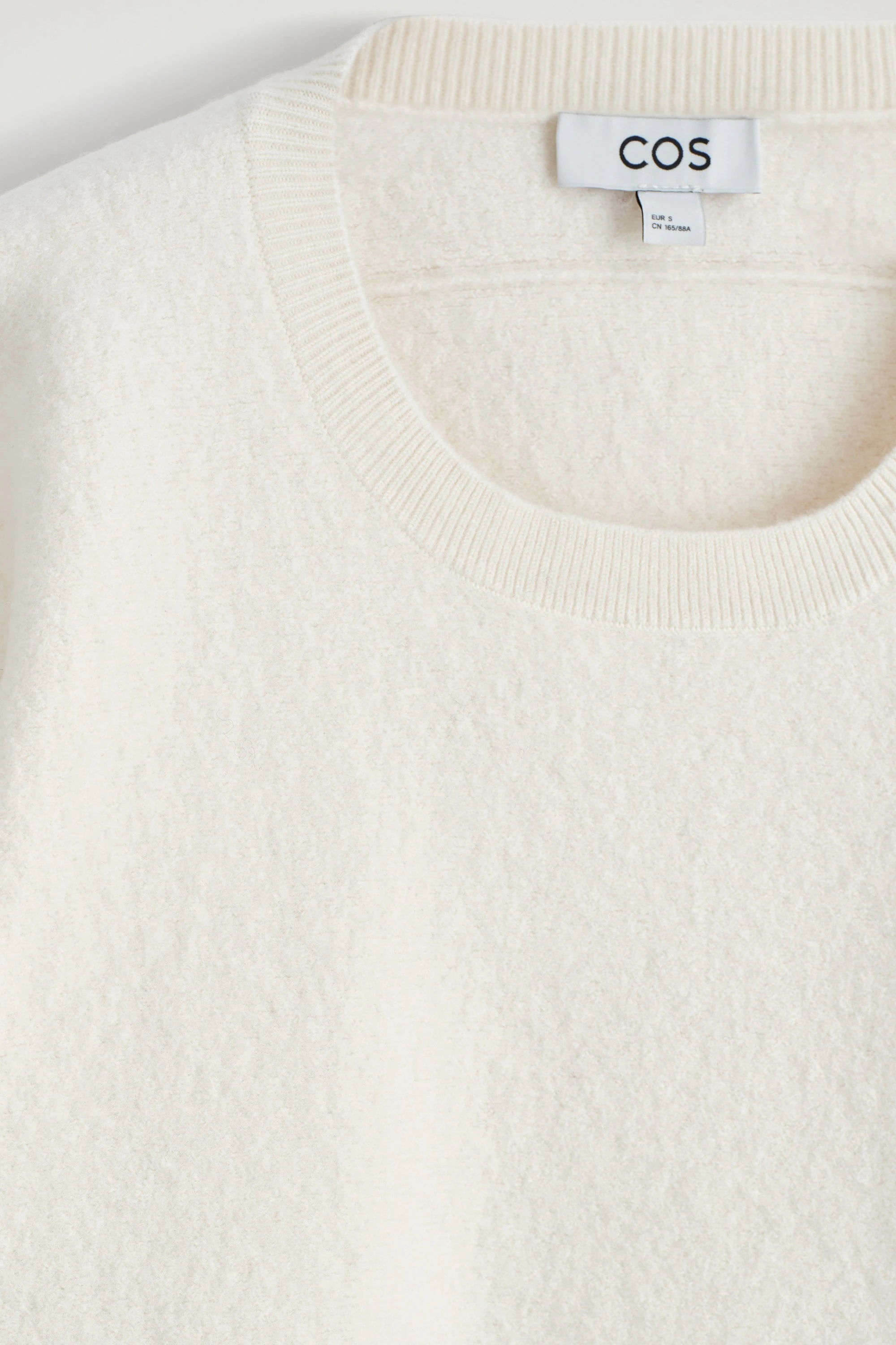 BOILED-WOOL CREW-NECK JUMPER