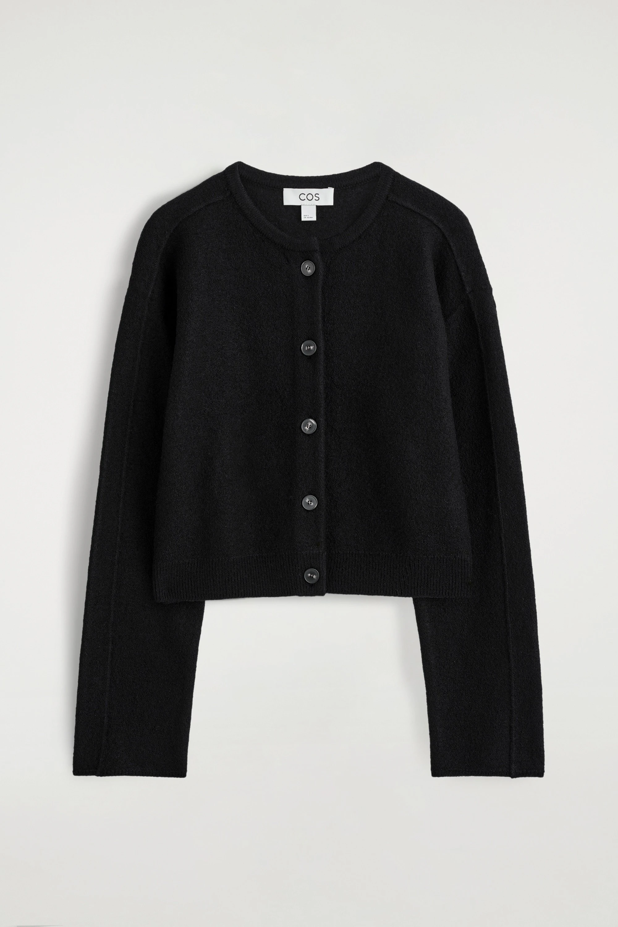 BOILED-WOOL CARDIGAN - 1