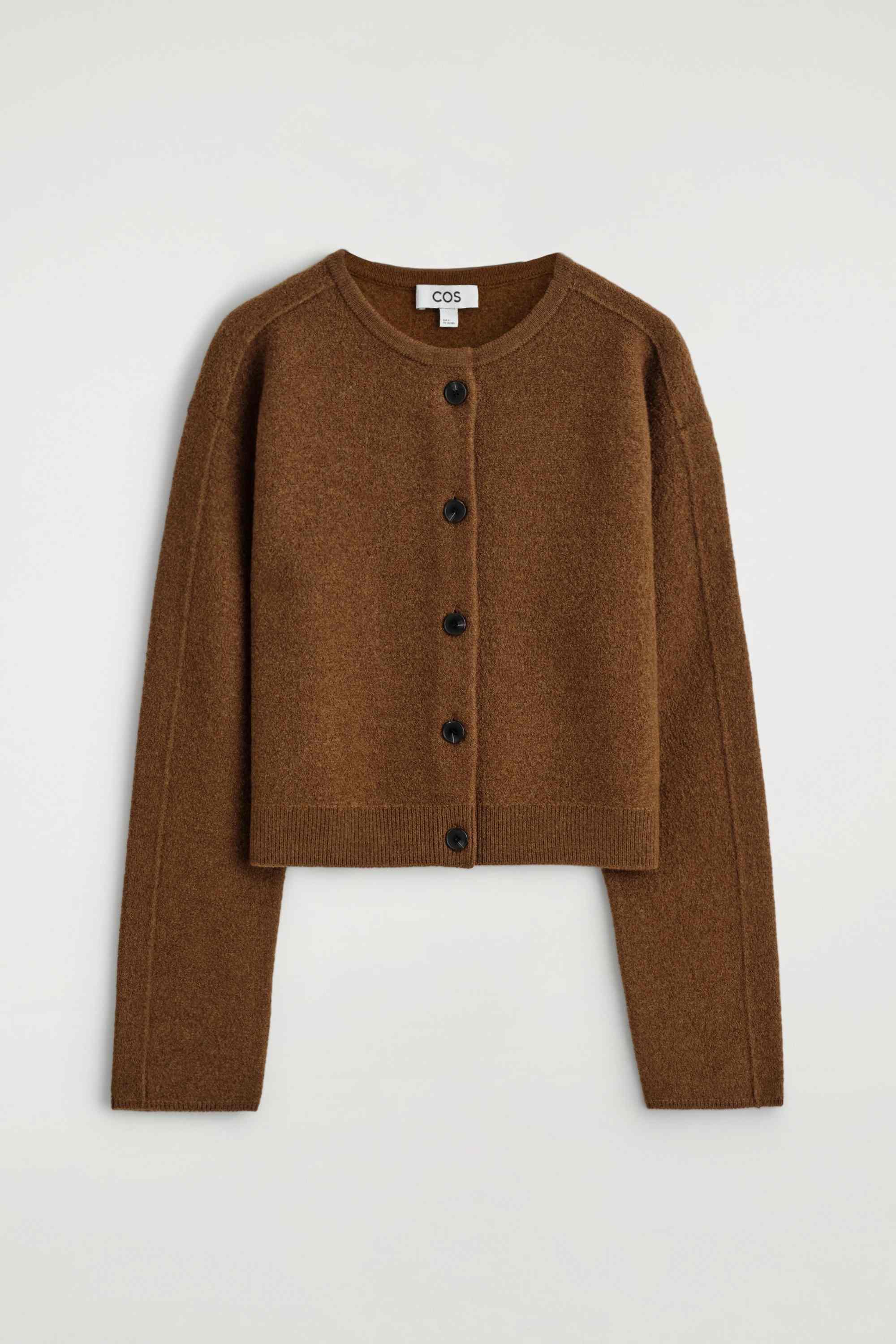 BOILED-WOOL CARDIGAN - 1