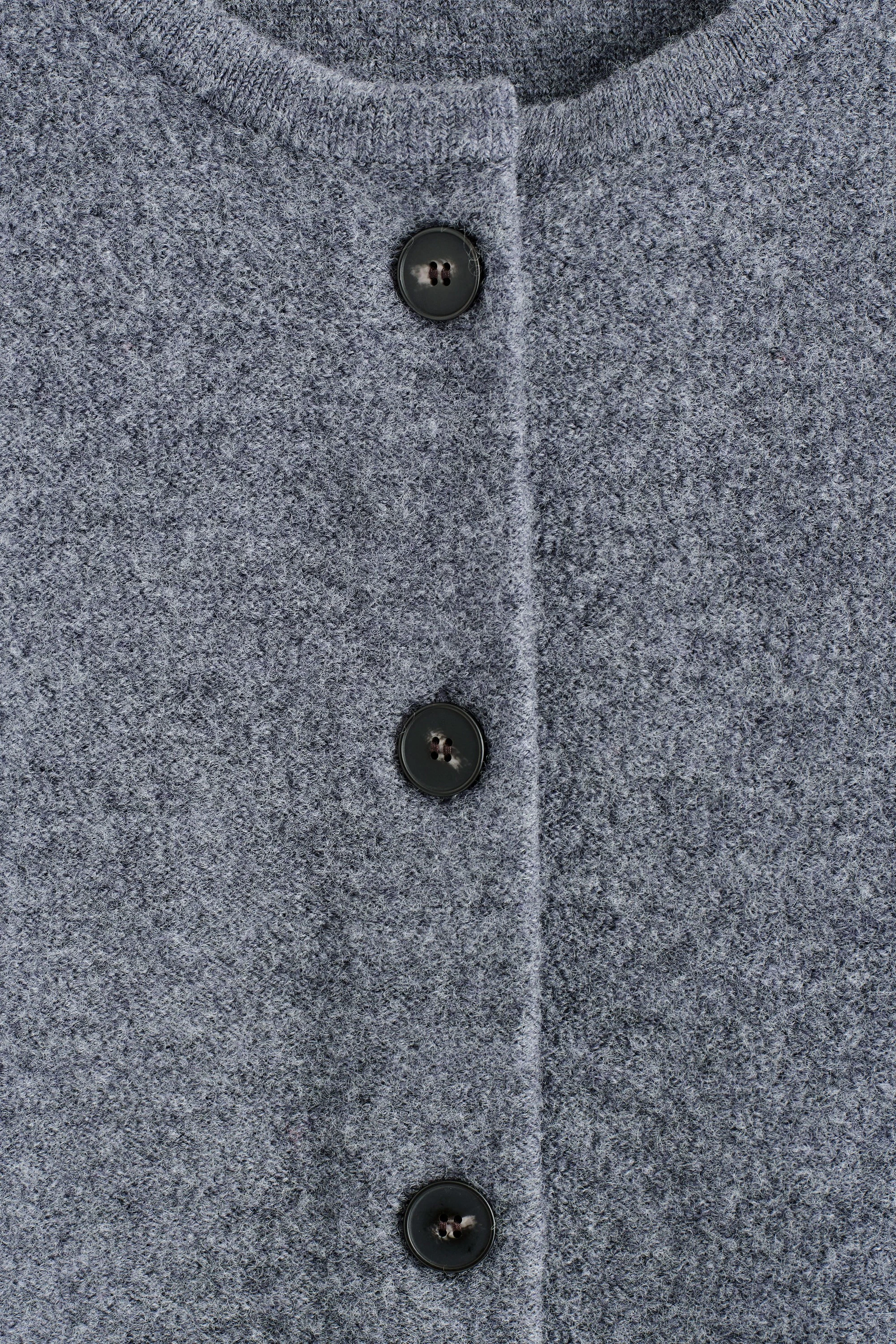 BOILED-WOOL CARDIGAN - 2