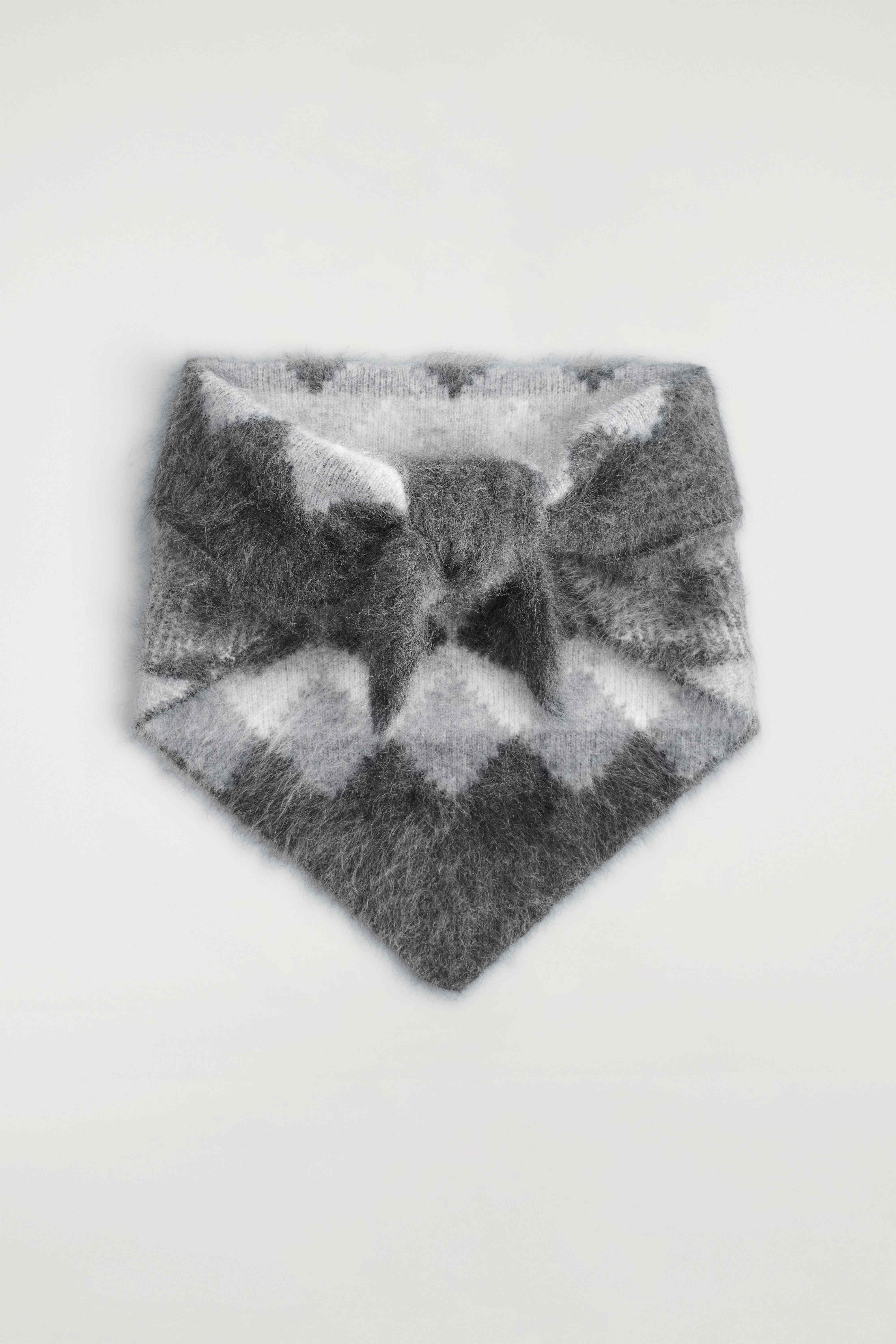 FAIR ISLE BRUSHED-CASHMERE SCARF