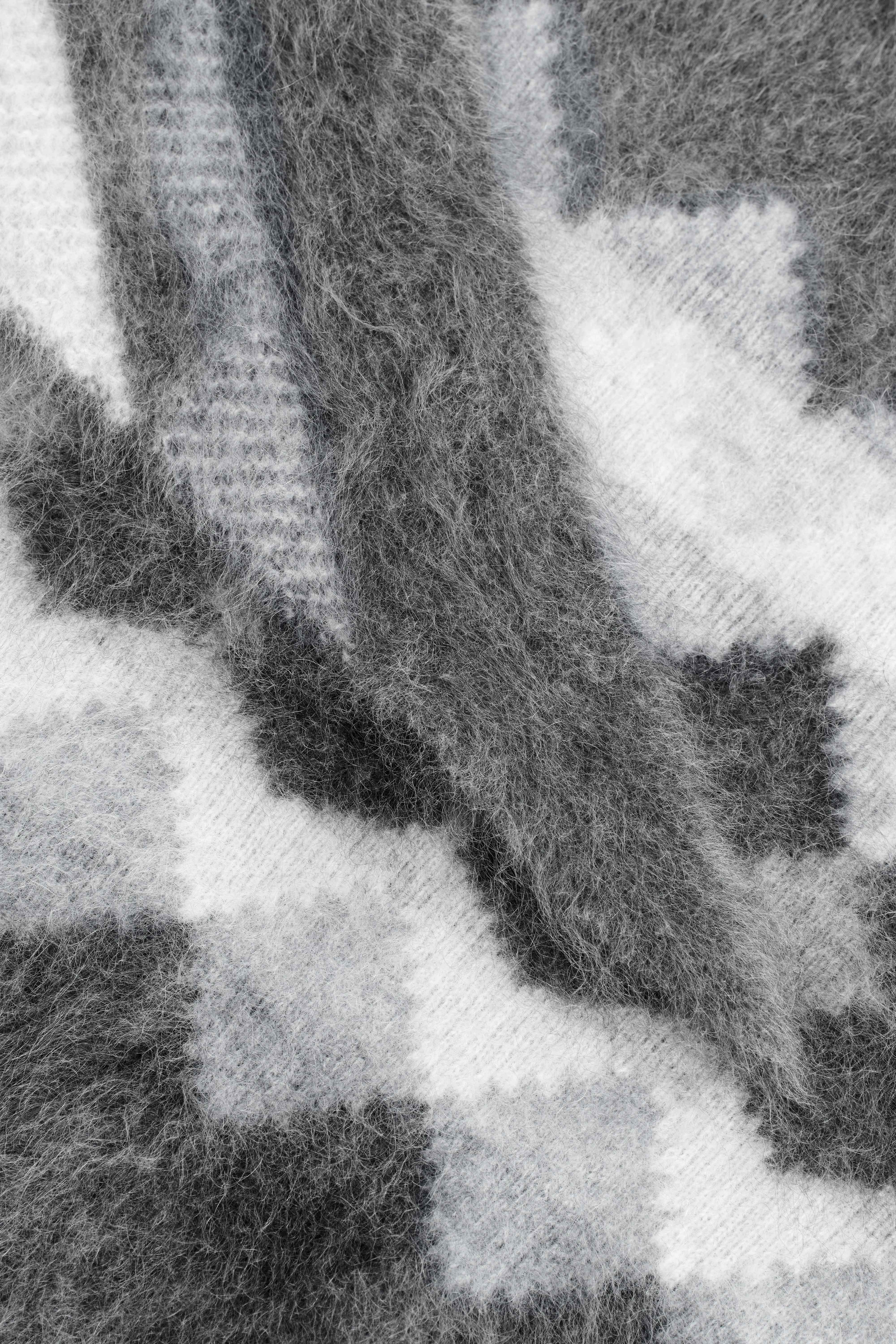 FAIR ISLE BRUSHED-CASHMERE SCARF