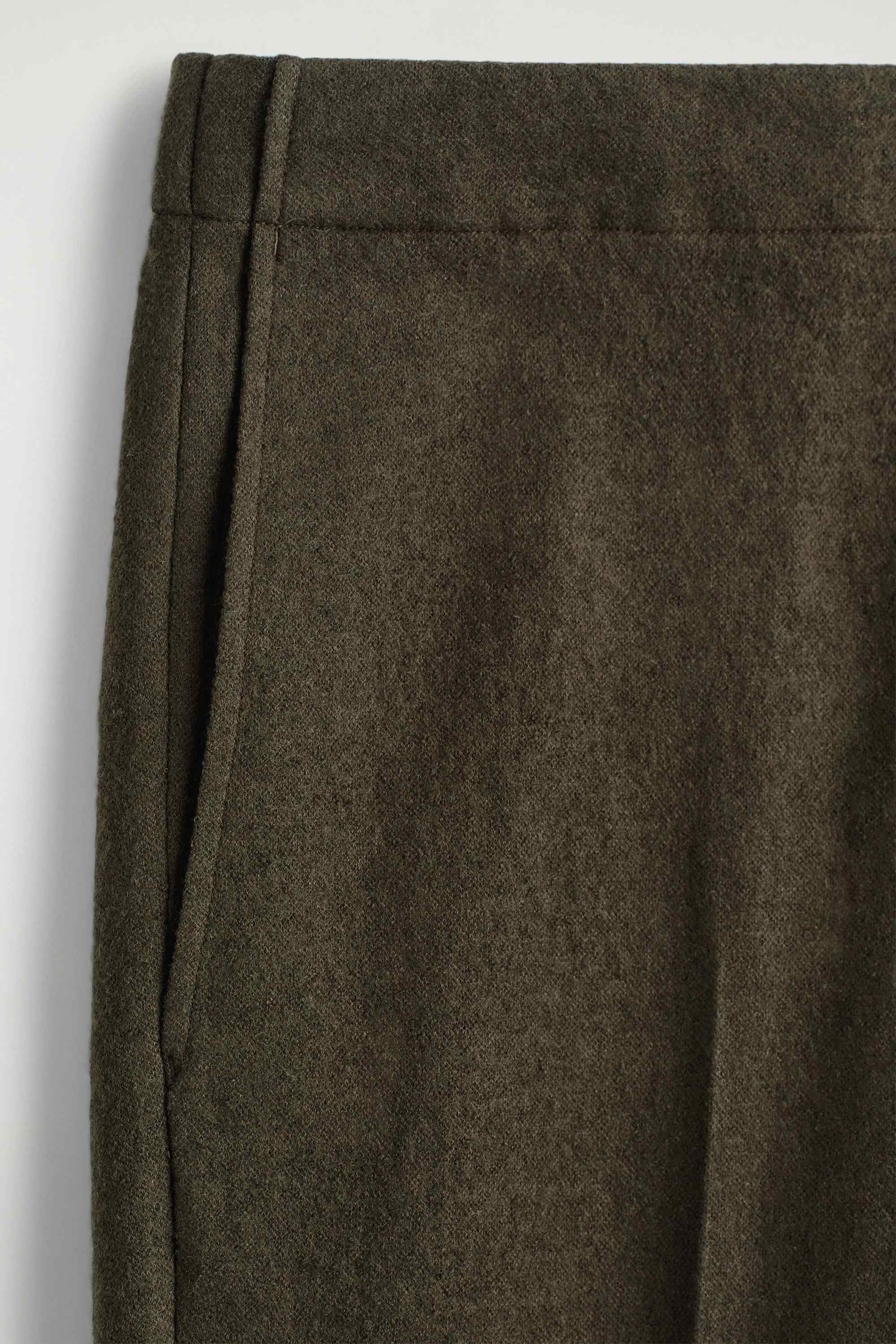 ELASTICATED BOILED-WOOL RELAXED-FIT TROUSERS - 2