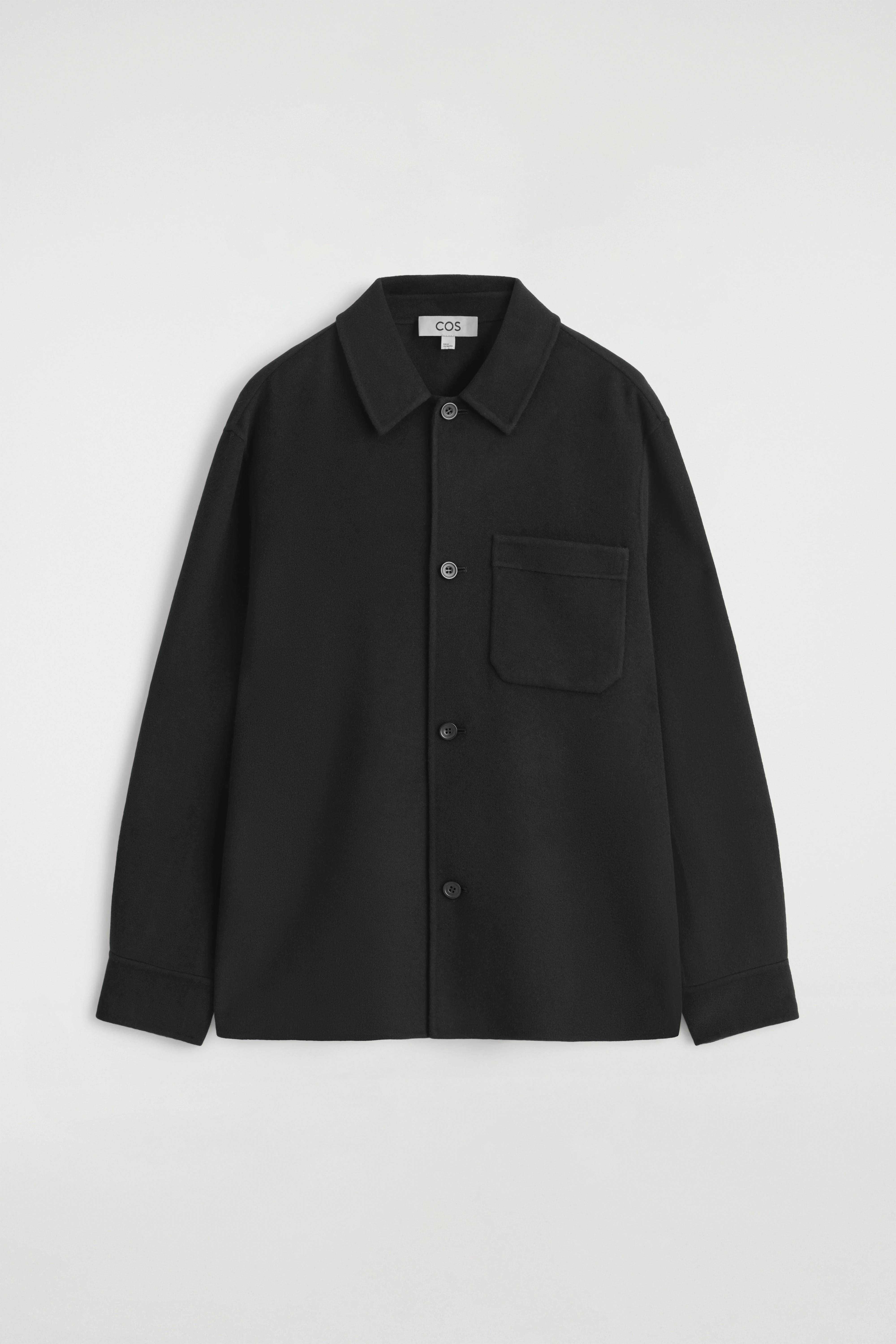 DOUBLE-FACED WOOL OVERSHIRT - 6