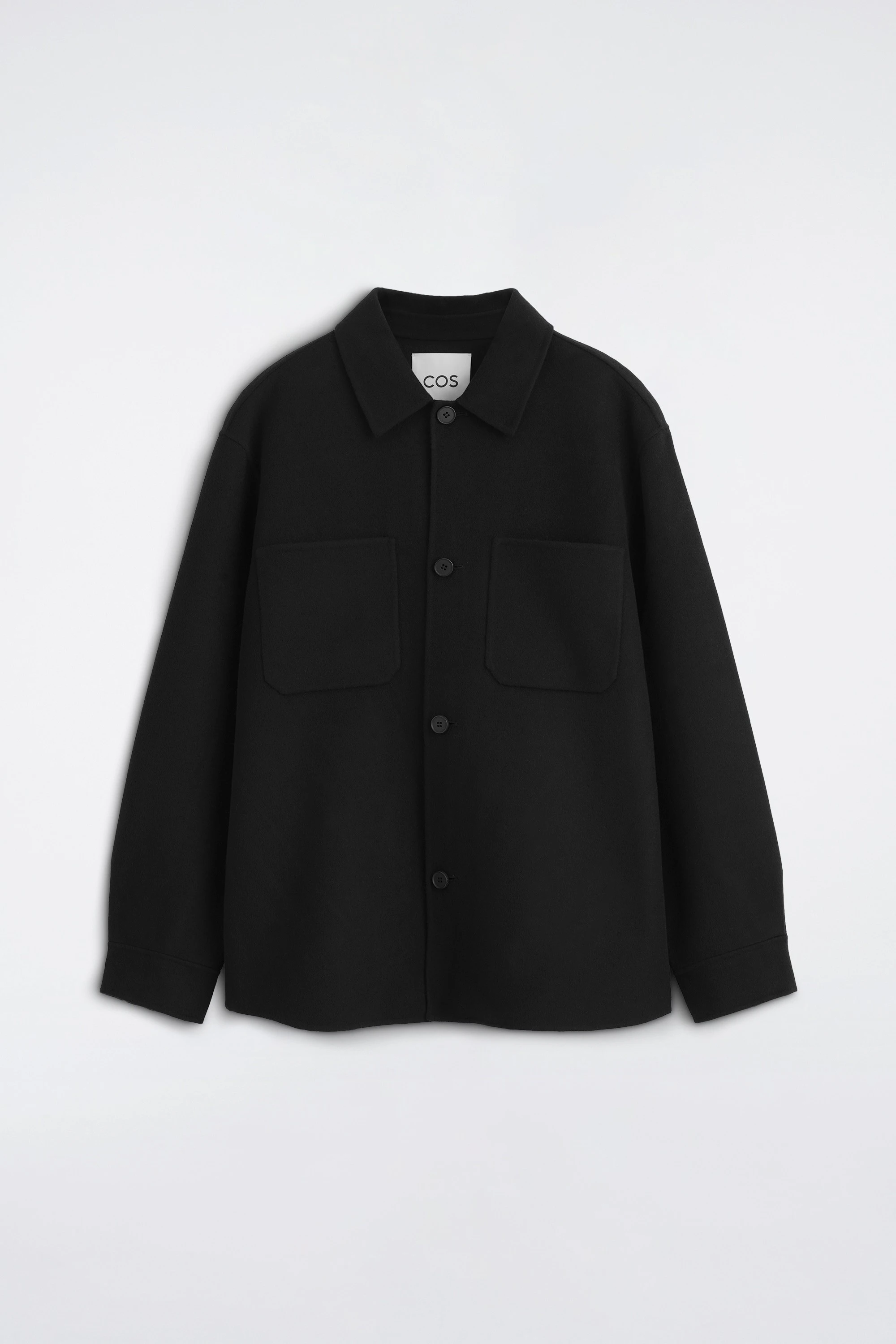 DOUBLE-FACED WOOL OVERSHIRT - 7