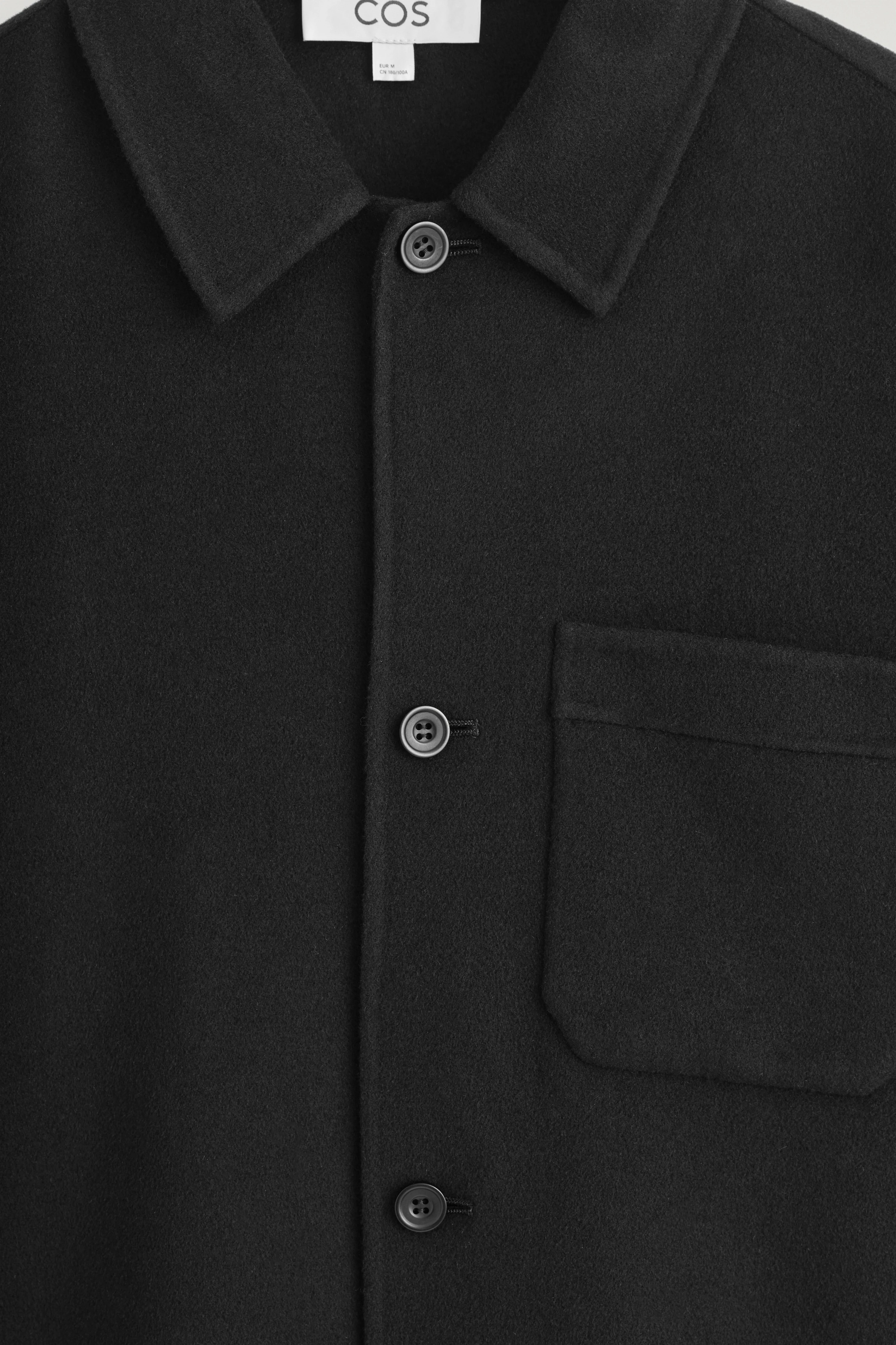 DOUBLE-FACED WOOL OVERSHIRT - 8