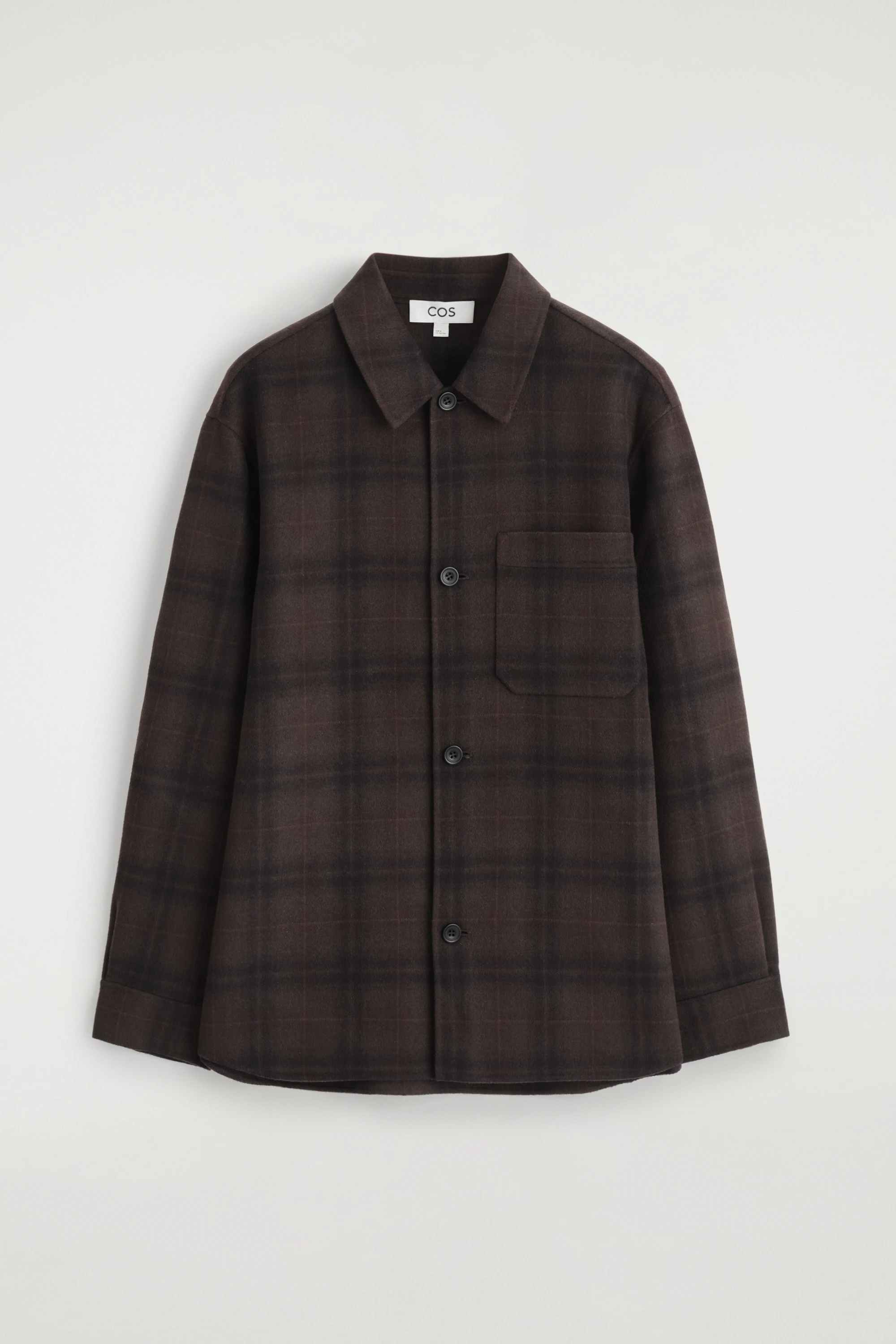 DOUBLE-FACED WOOL OVERSHIRT