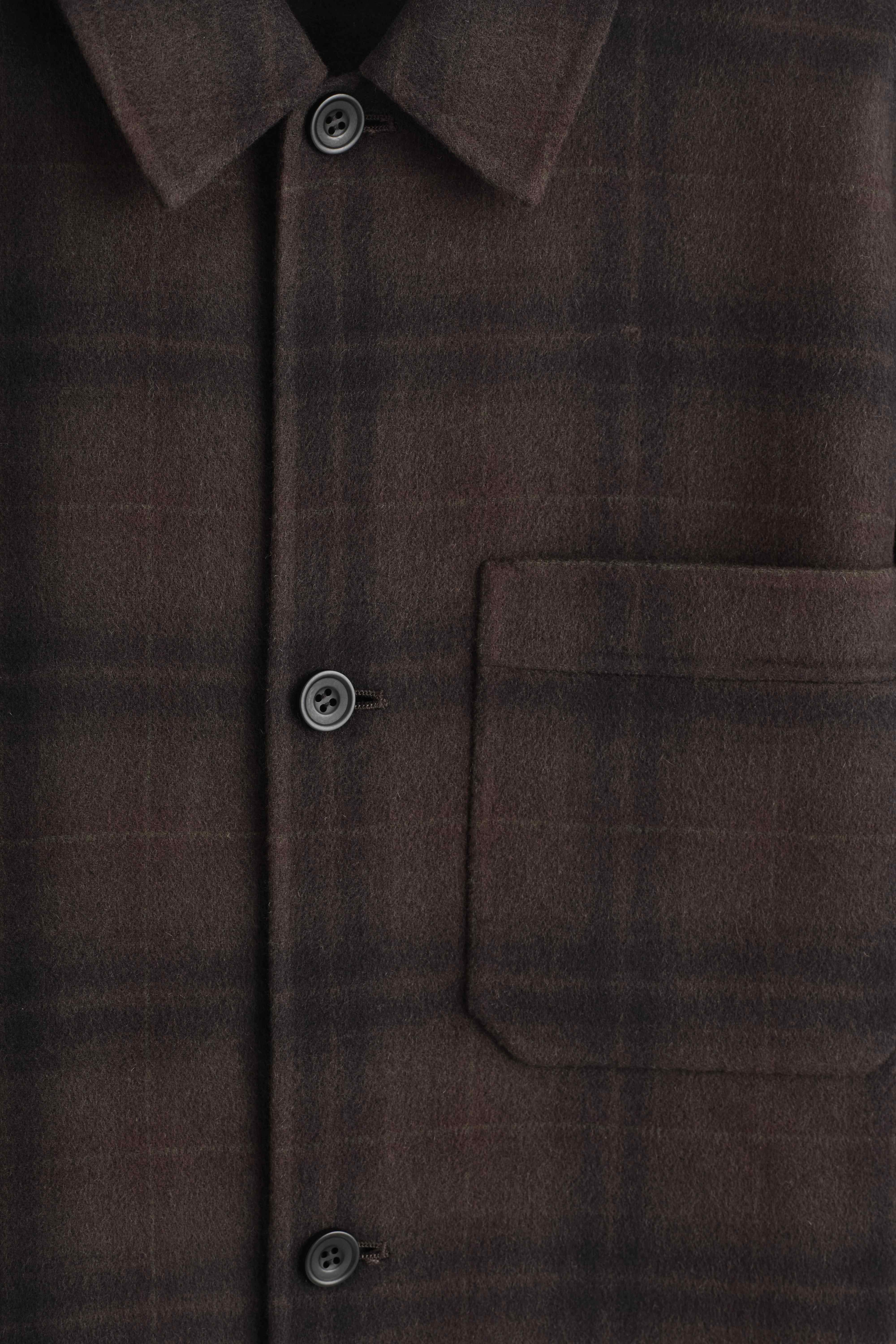 DOUBLE-FACED WOOL OVERSHIRT - 2
