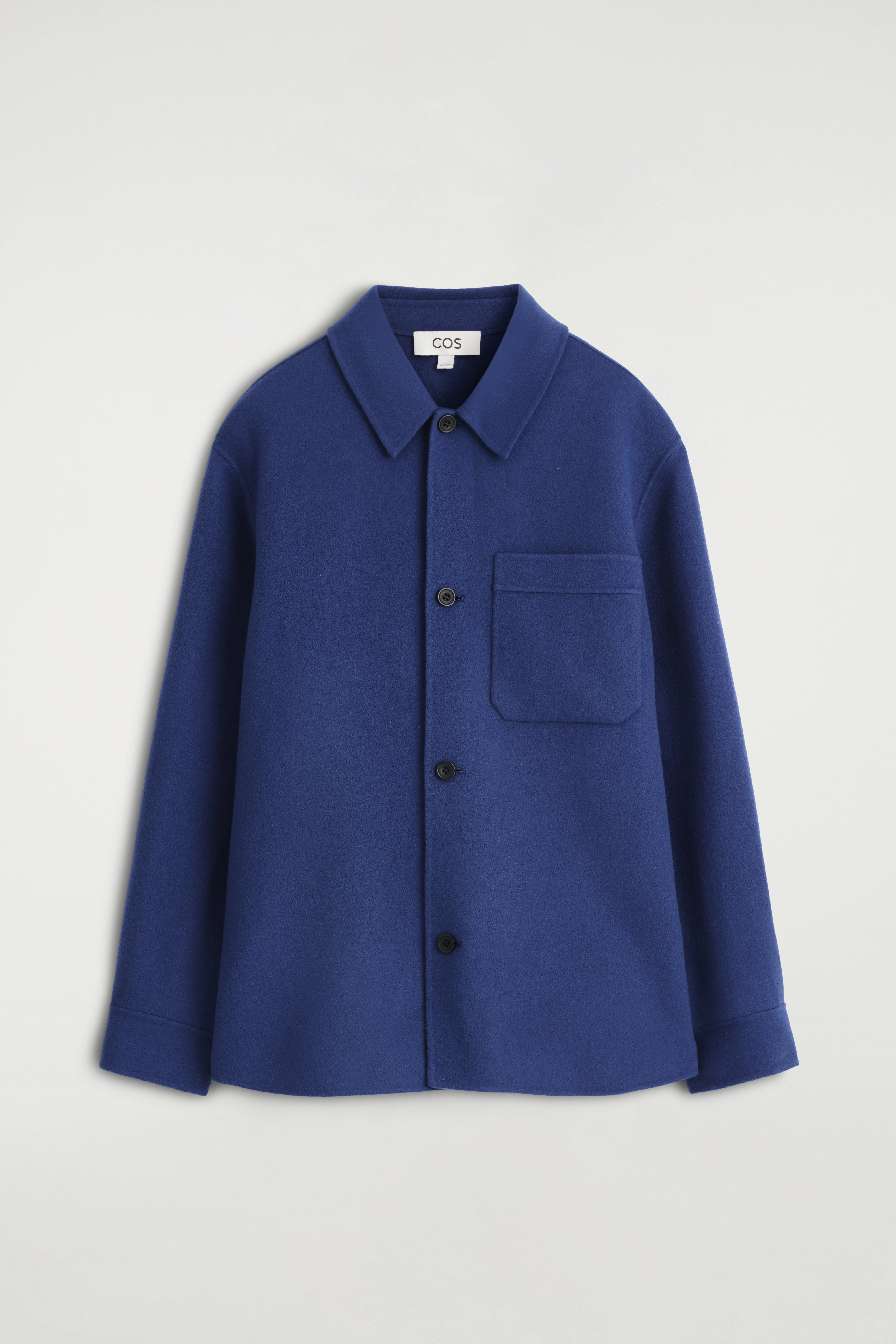 DOUBLE-FACED WOOL OVERSHIRT