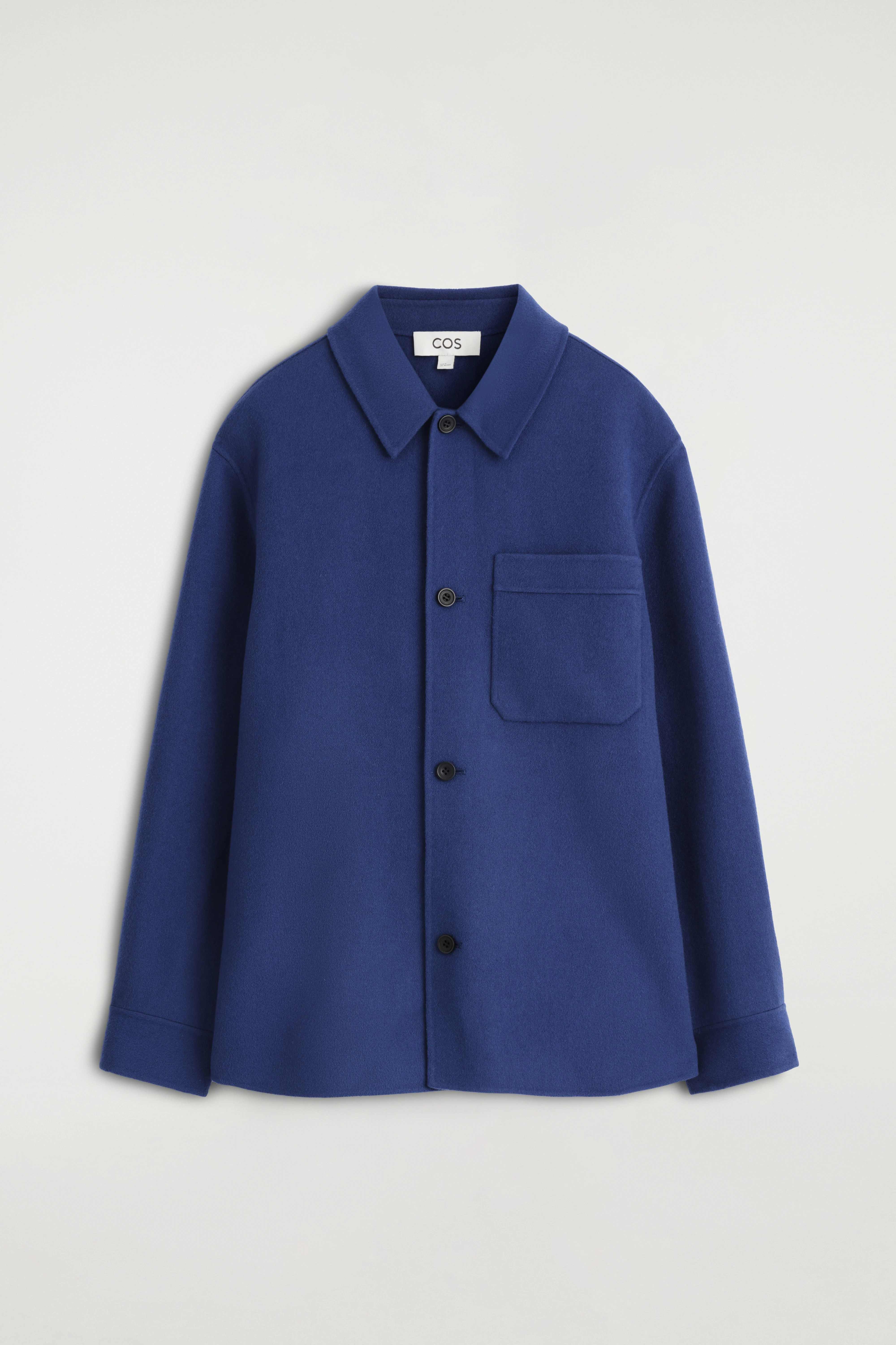 DOUBLE-FACED WOOL OVERSHIRT - 1
