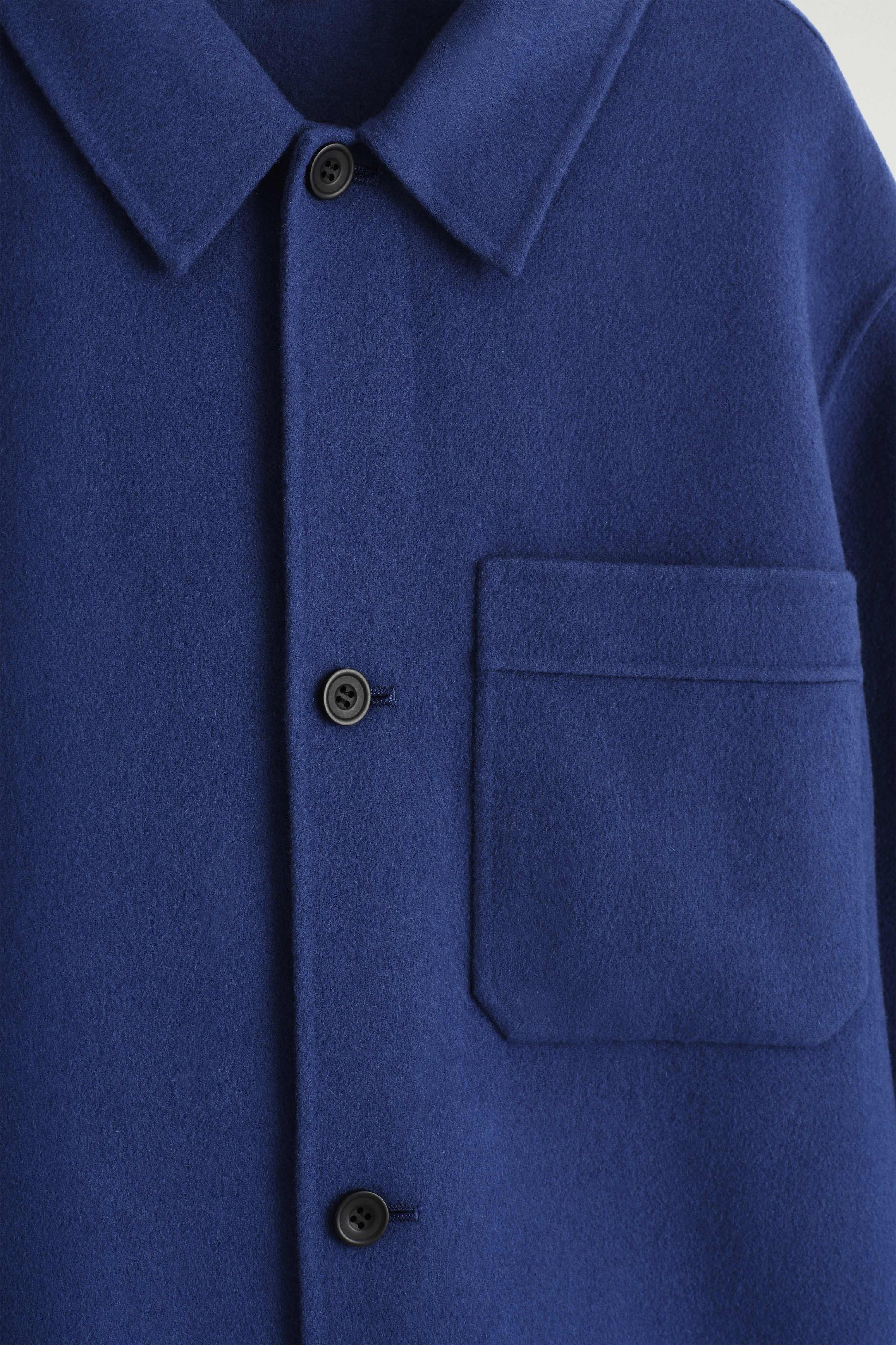 DOUBLE-FACED WOOL OVERSHIRT - 2