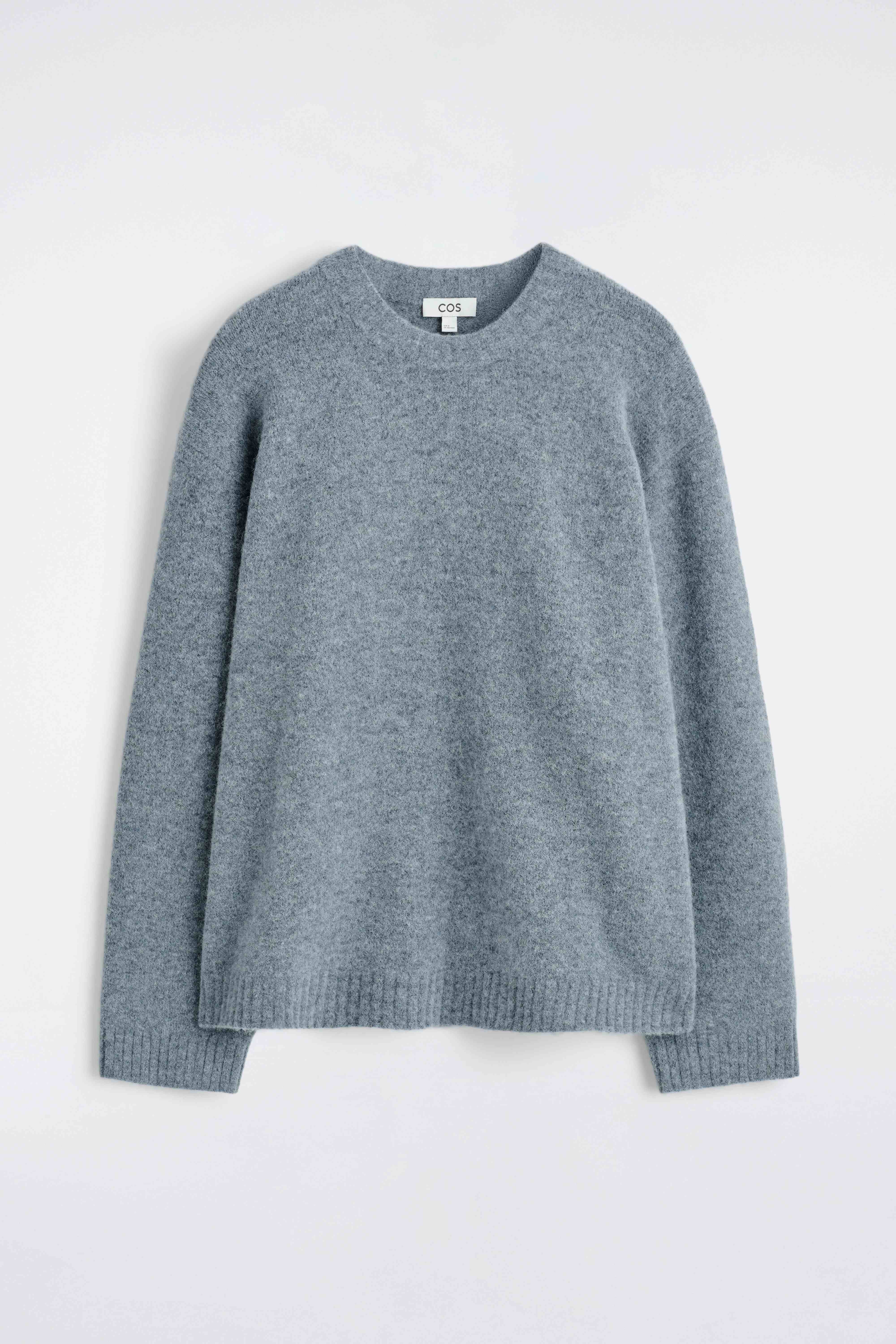 OVERSIZED ALPACA-BLEND CREW-NECK JUMPER - 1
